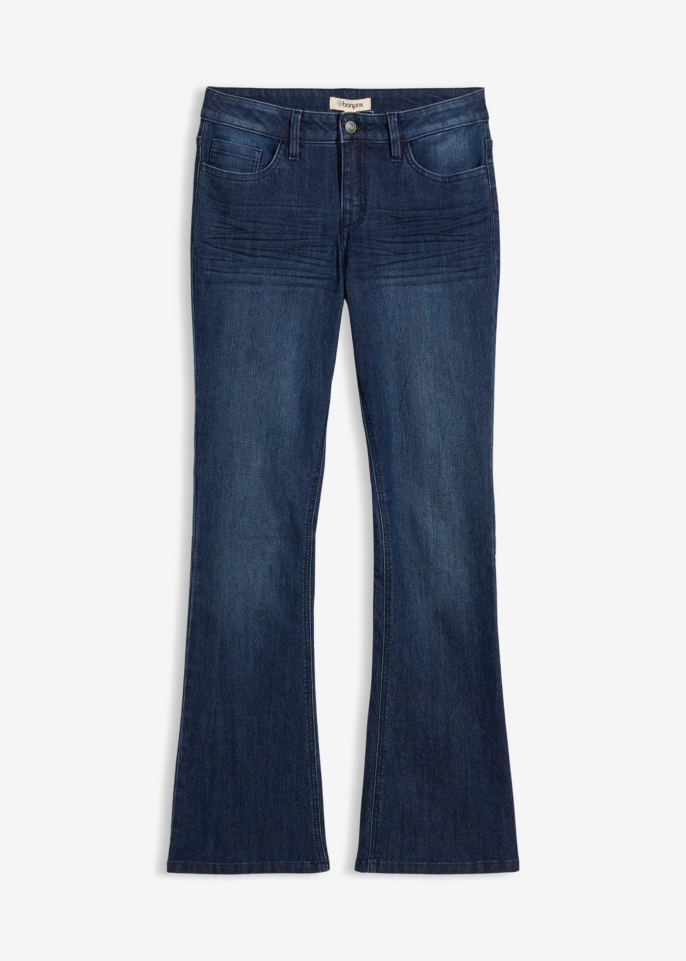 bonprix – Bootcut Jeans Mid Waist, Stretch