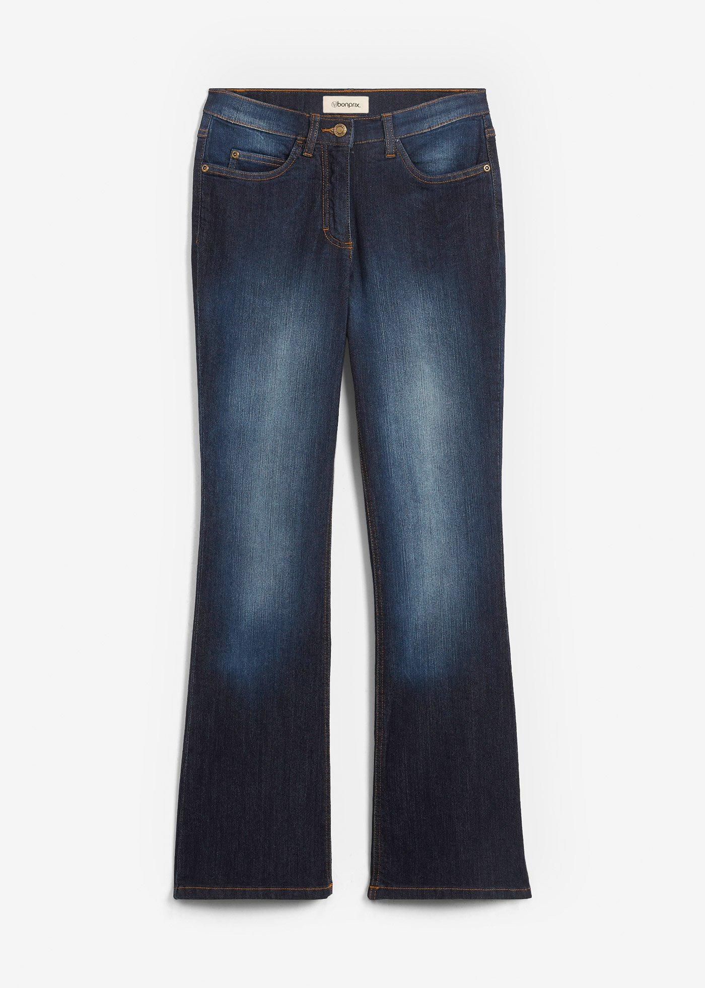 bonprix – Bootcut Jeans Mid Waist, Stretch