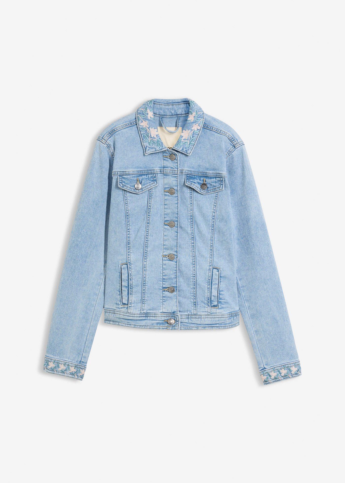 bonprix – Jeansjacka med broderi