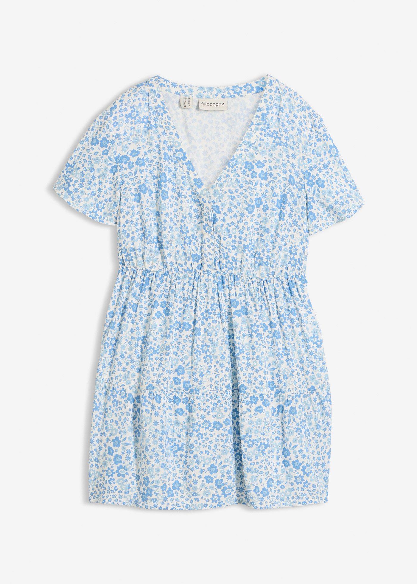 bonprix Mamma-/amningsblus i följsam viskos
