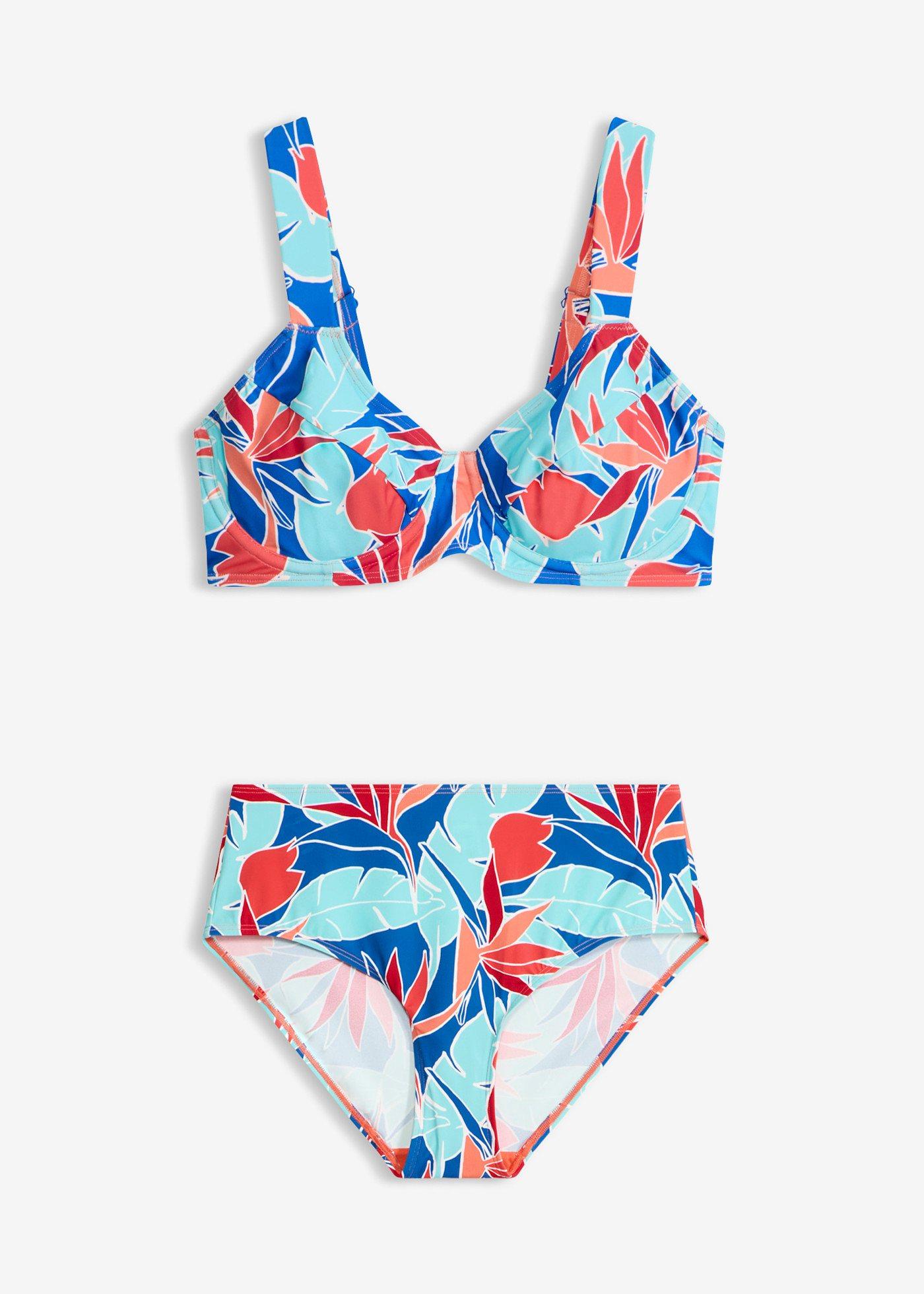 bonprix – Minimizer-bikini med breda axelband (2 delar)