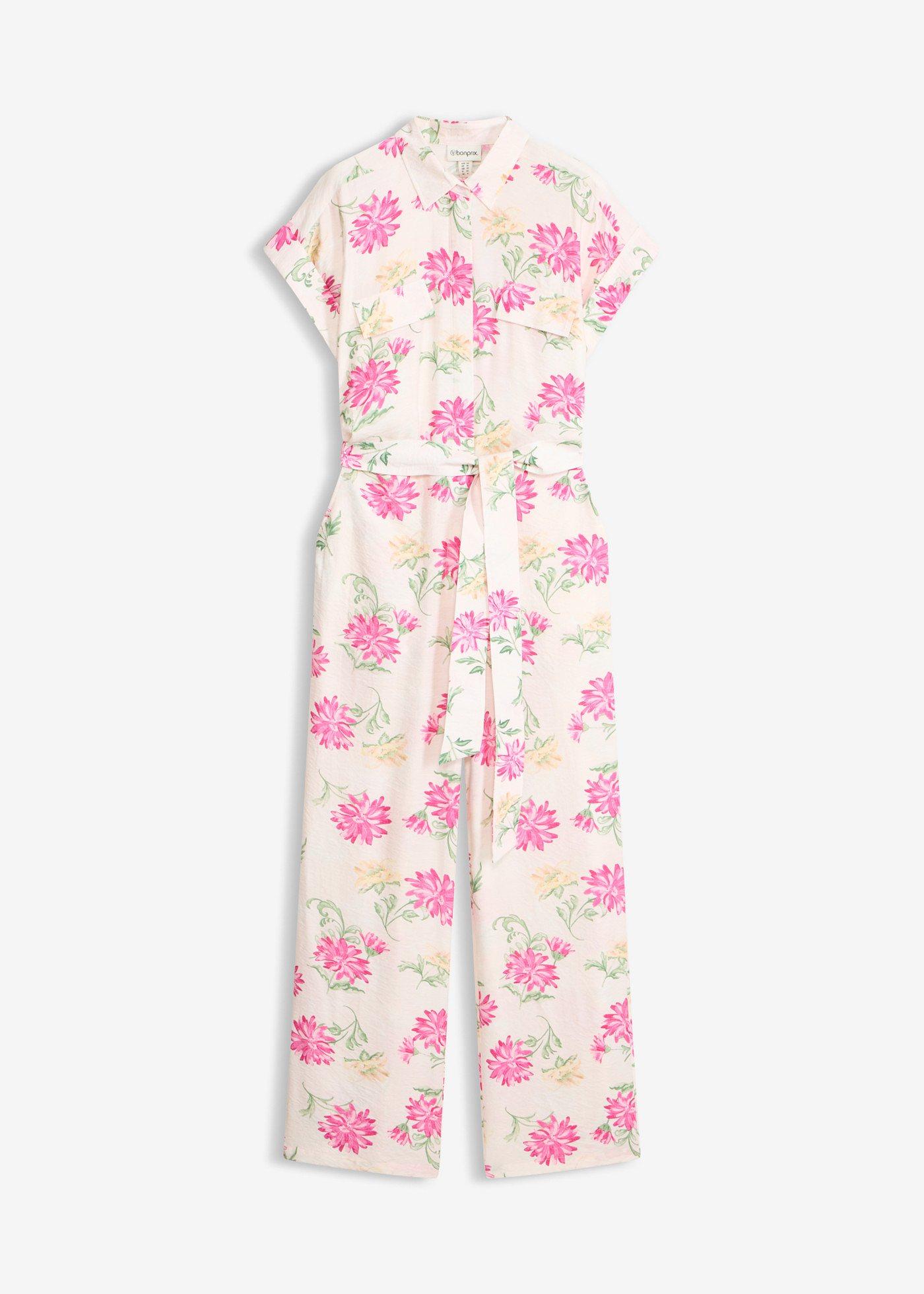 bonprix – Jumpsuit i följsam viskosmix