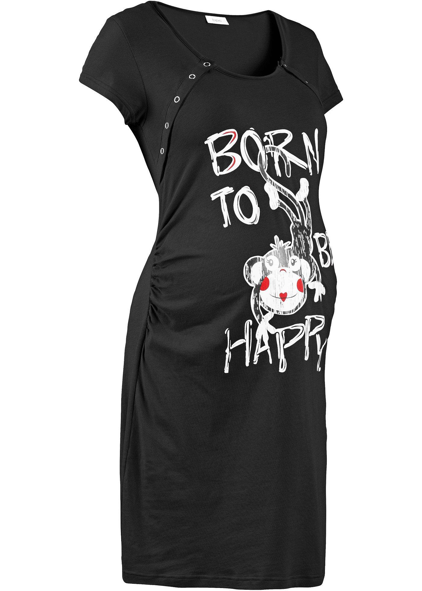 bonprix Mamma-/amningsnattlinne med bomull