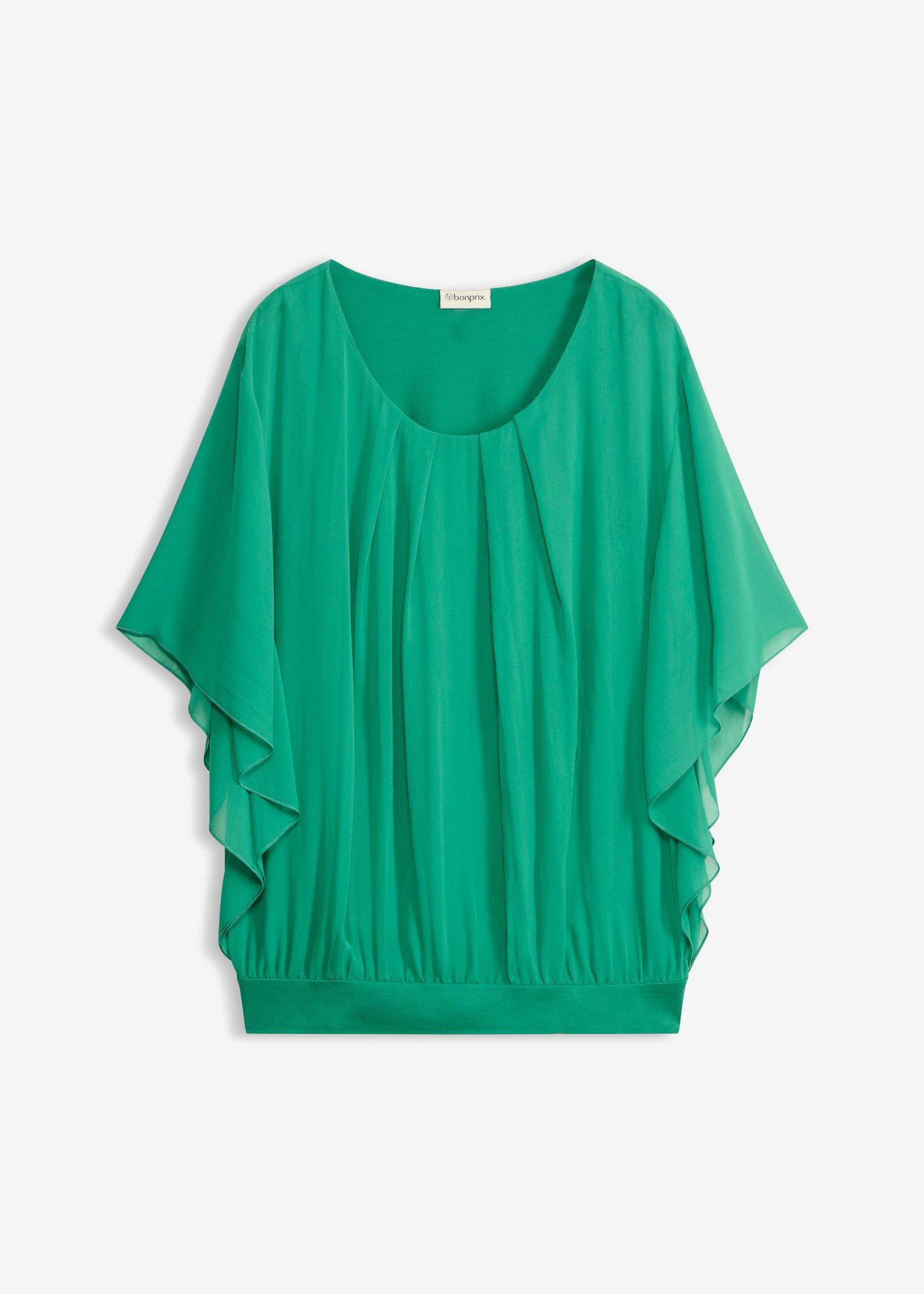bonprix – Chiffongblus med fladdermusärmar