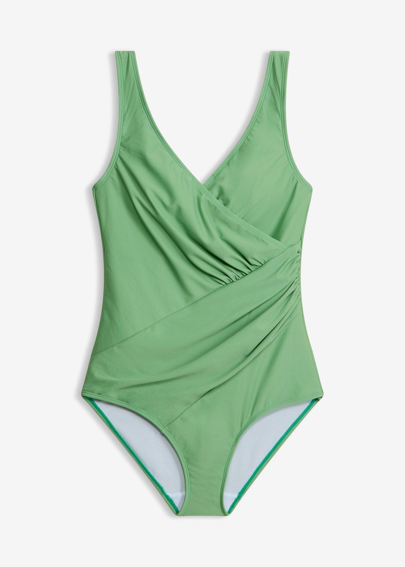 bonprix – Baddräkt med omlottlook och medelhög formande effekt