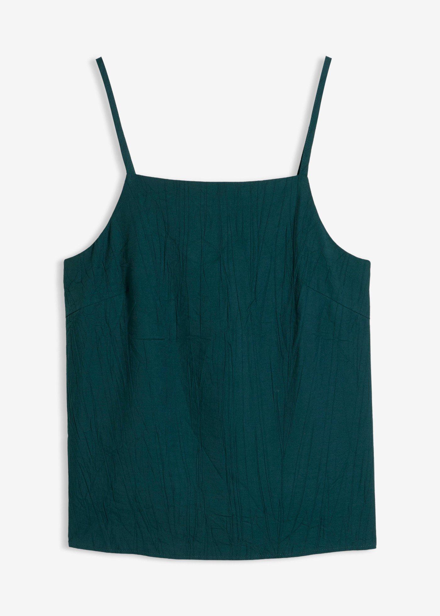 bonprix – Linne i viskosmix med plisserad look