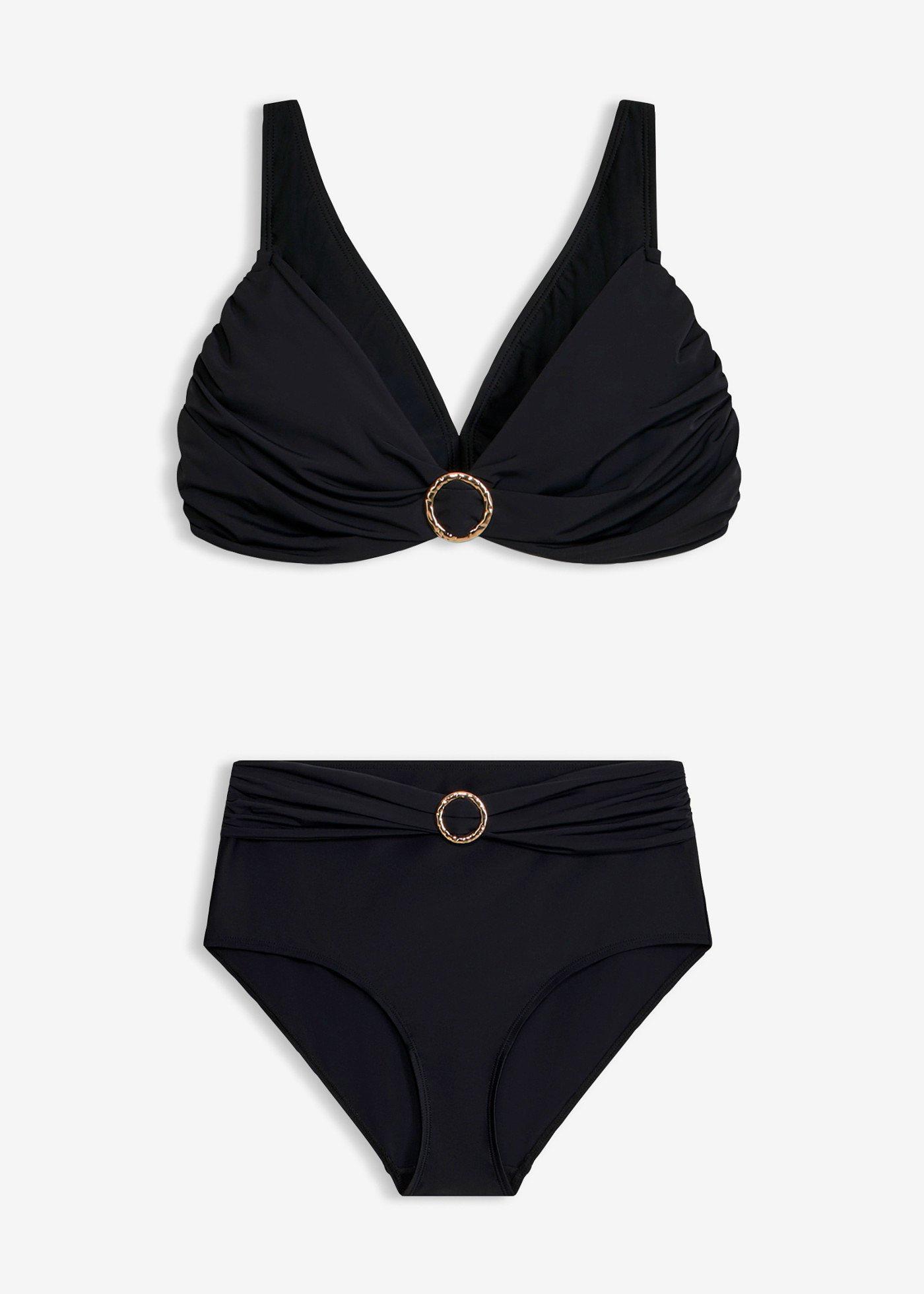 bonprix – Bikini med BH-topp och ringdetaljer (2 delar)