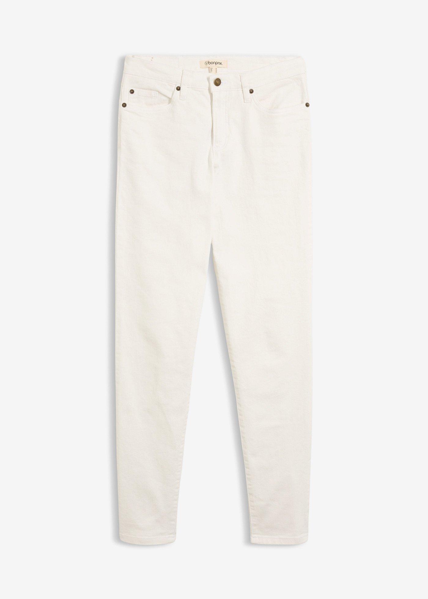 bonprix Mom Jeans Mid Waist, långa ben