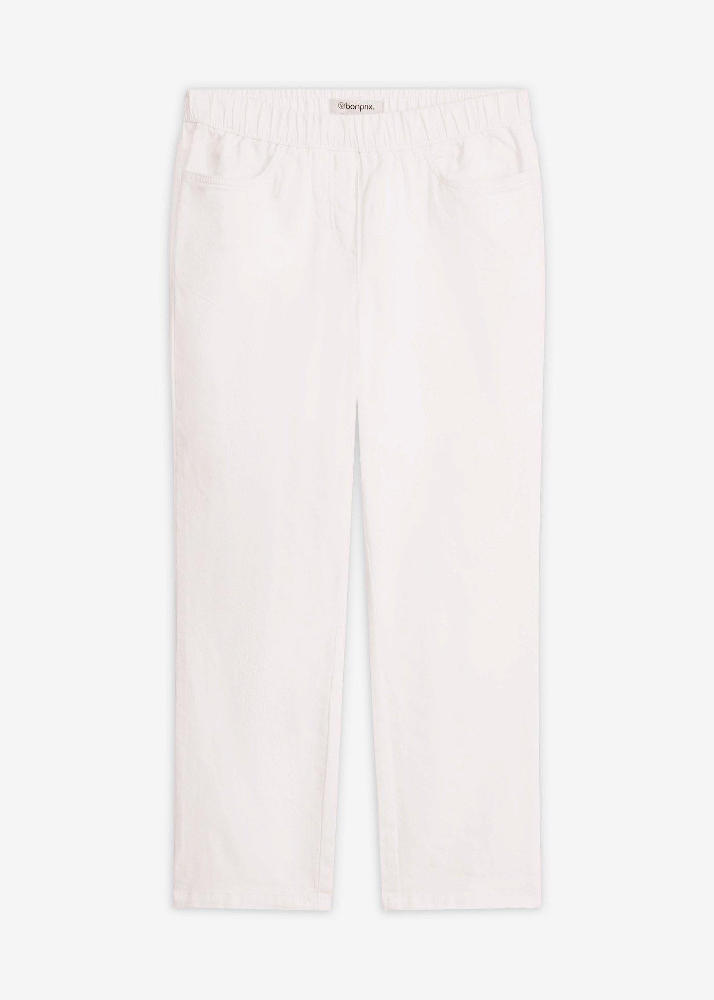 bonprix – Stretchig dra på-byxa i 7/8-längd