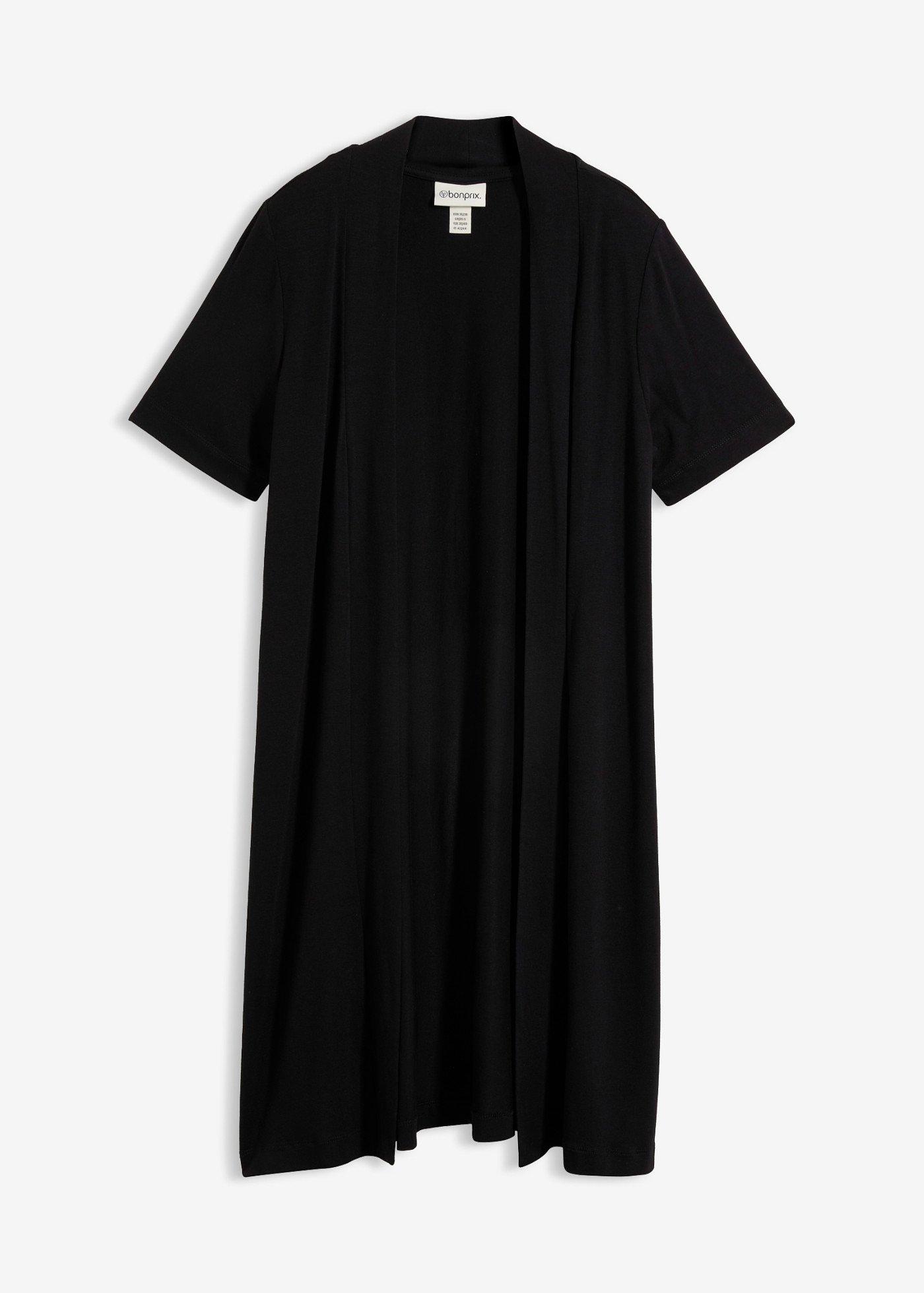 bonprix – Cardigan i mjuk viskostrikå