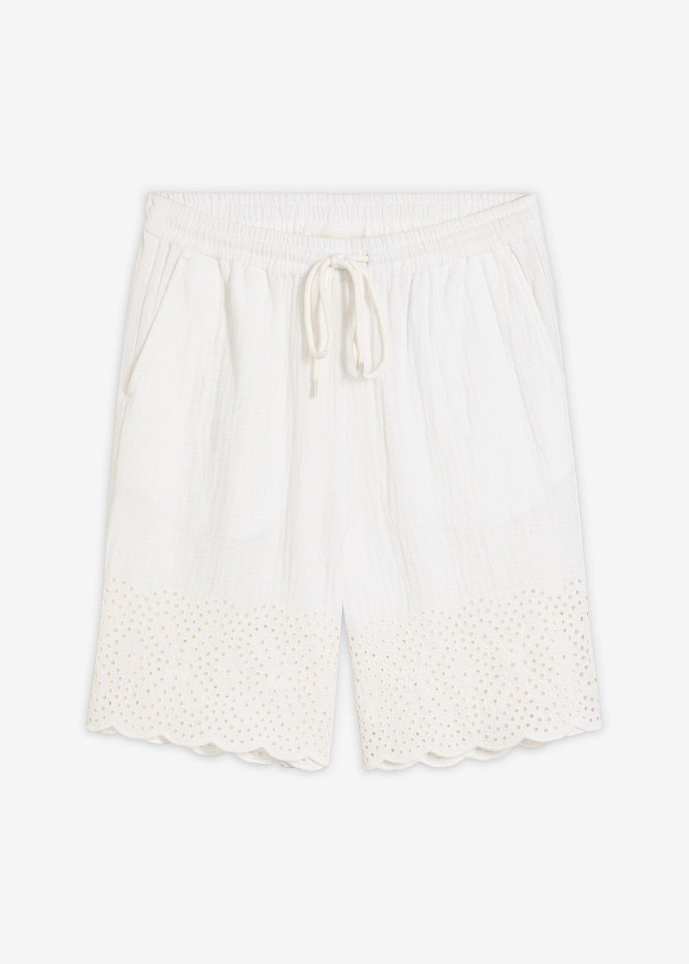 bonprix – Shorts av luftig muslin