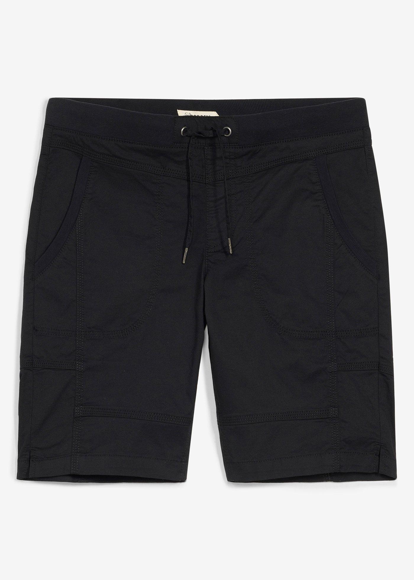 bonprix – Stretchiga shorts med resårmidja, Regular Fit