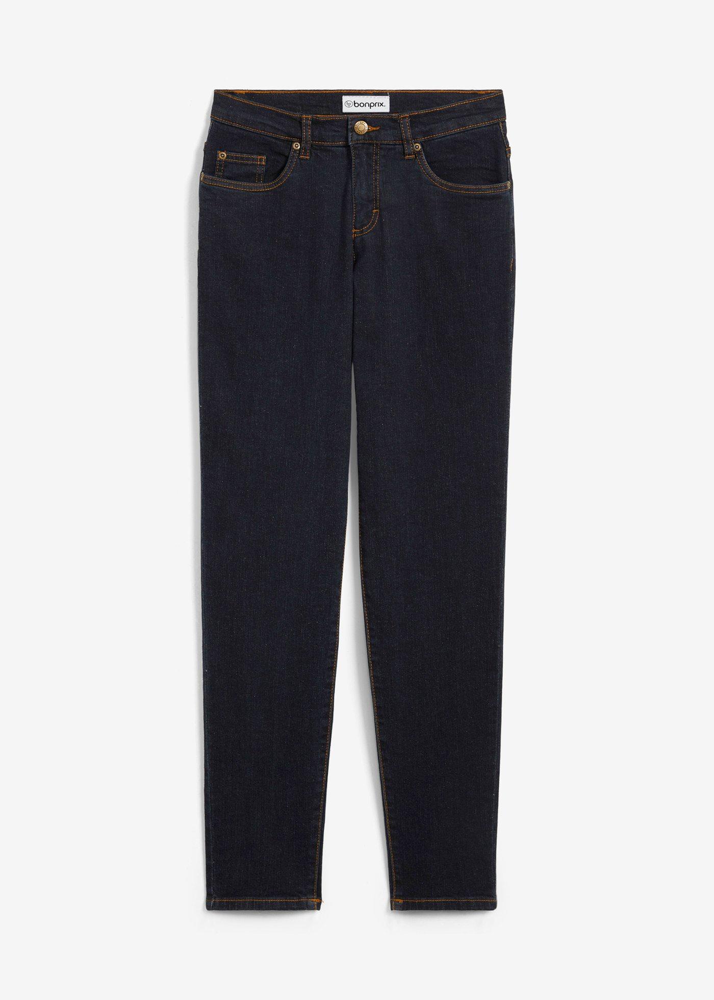 bonprix Mom Jeans Mid Waist, långa ben