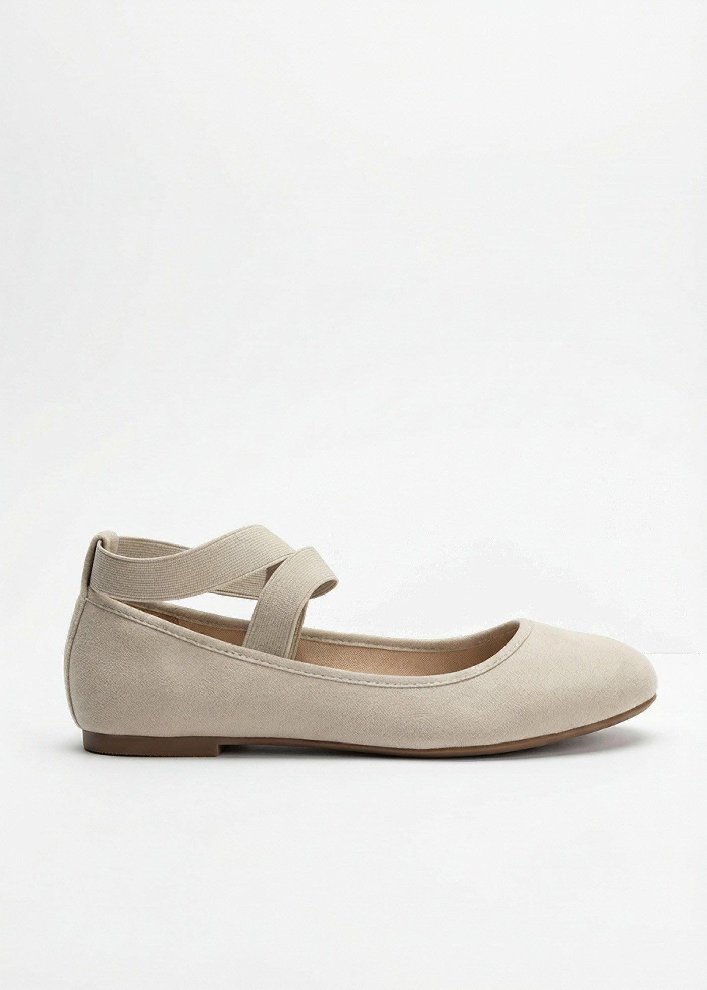 bonprix – Ballerinaskor med elastiska remmar
