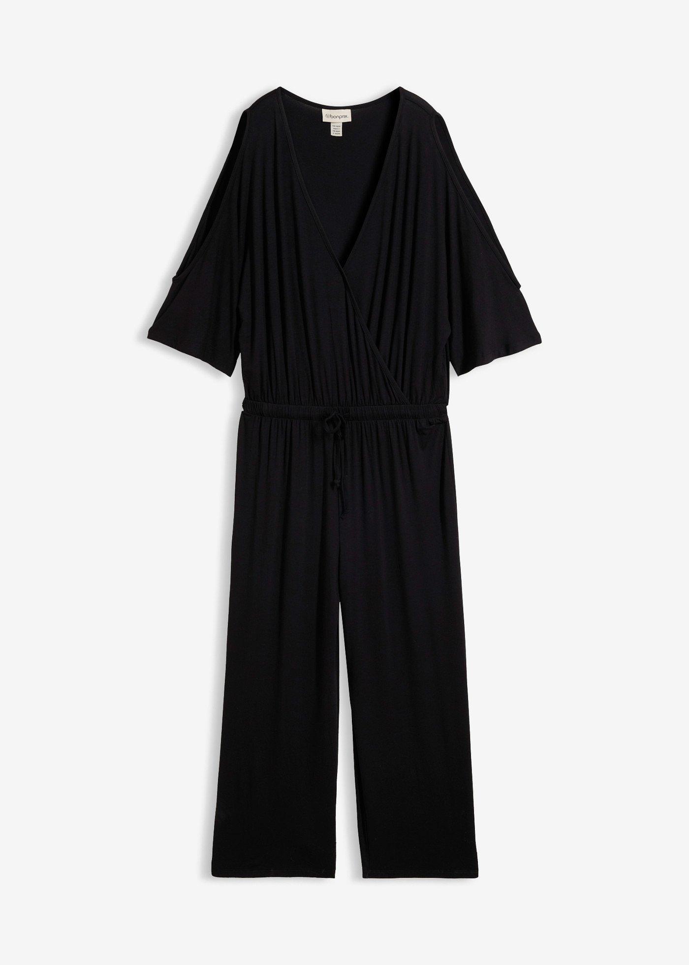 bonprix – Jerseyjumpsuit i följsam viskos