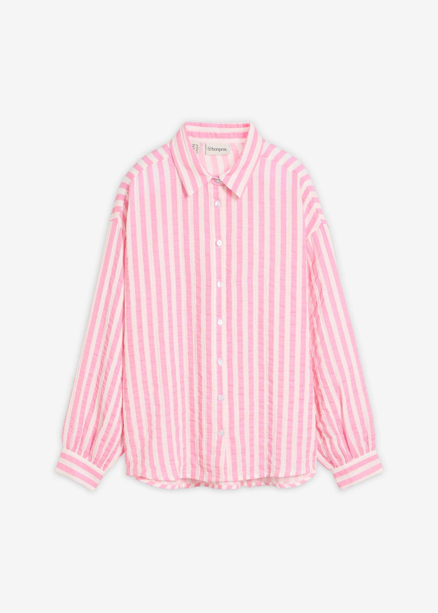 bonprix – Skjortblus i bomullsmuslin