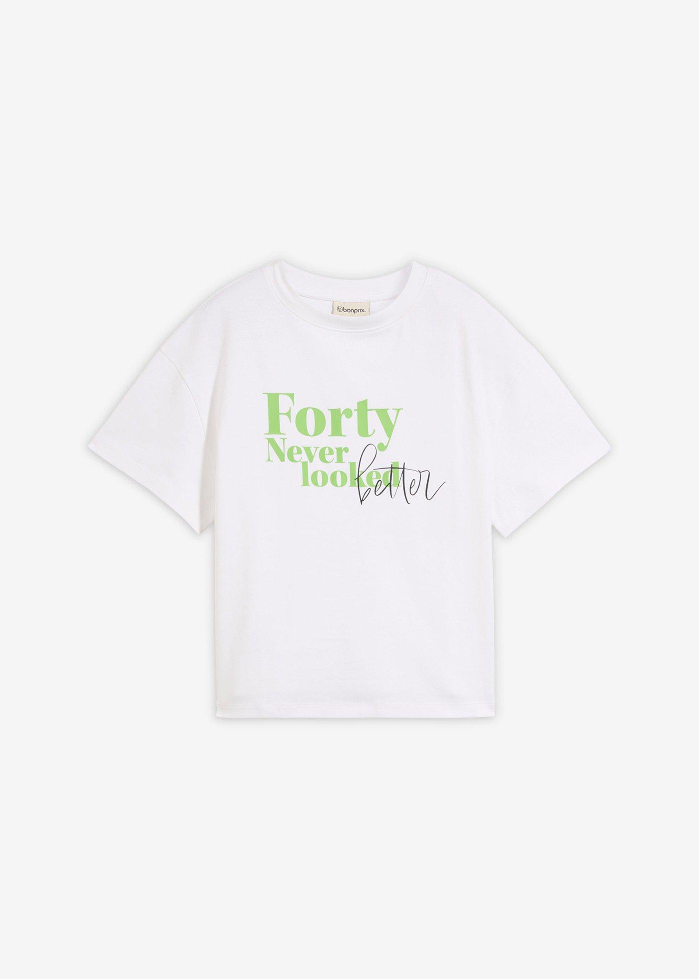 bonprix – Vid T-shirt i ekologisk bomull