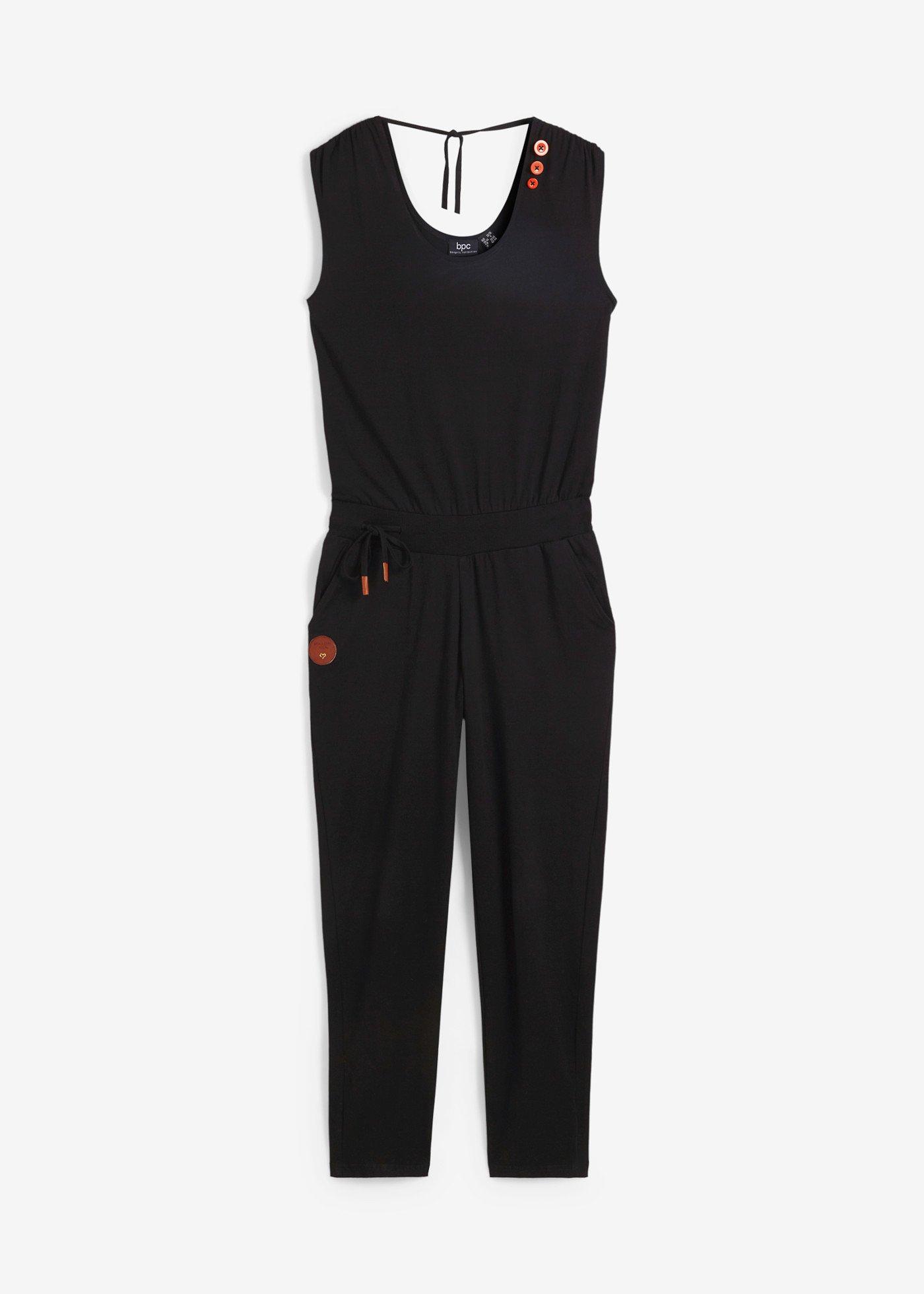 bonprix – Jerseyjumpsuit av bomullsmix