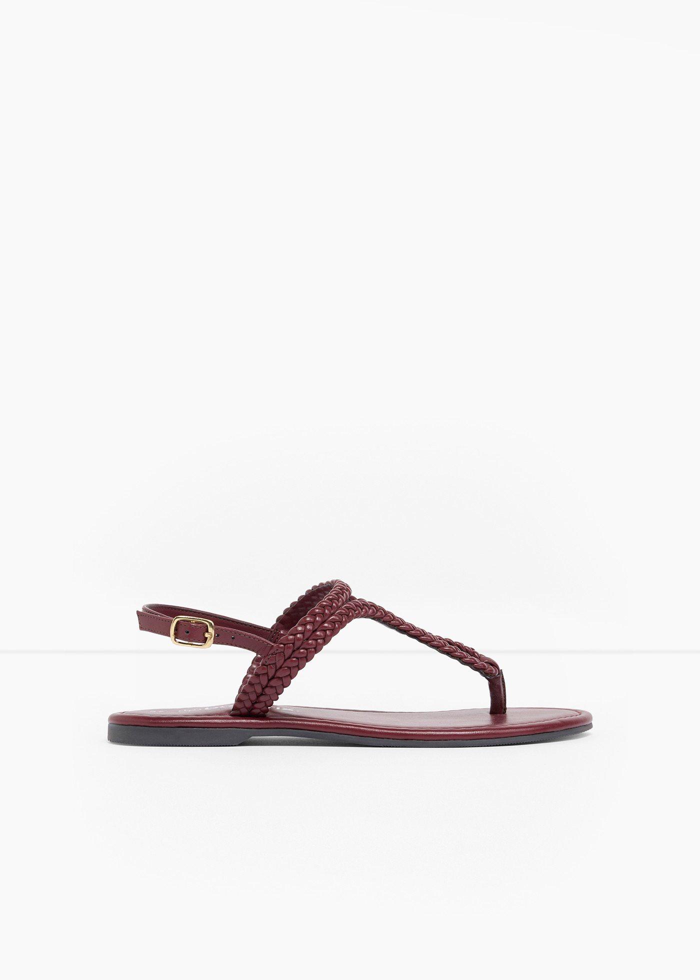bonprix – Flip flop-sandal med flätade detaljer