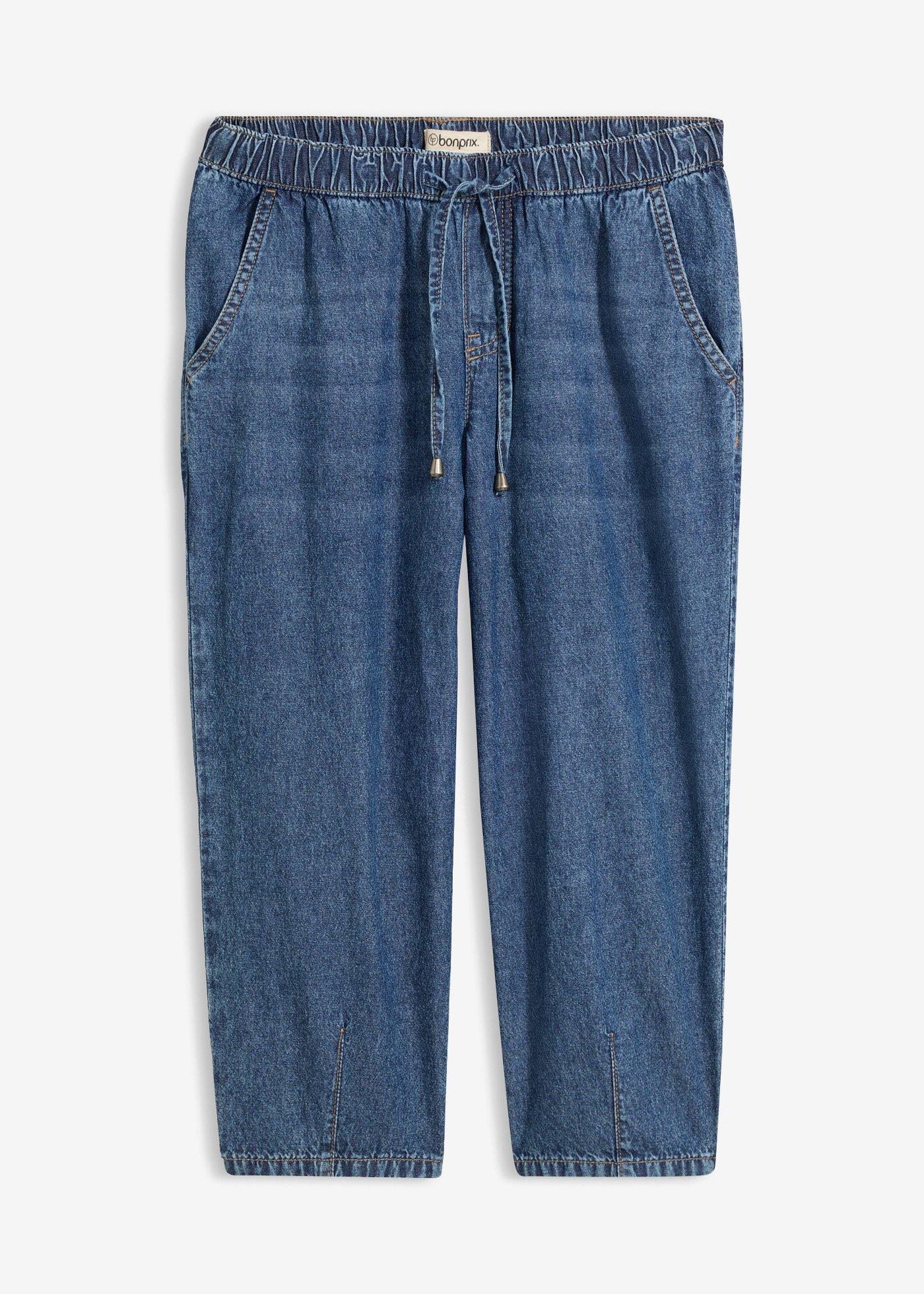 bonprix – Barrel Jeans Mid Waist, cropped