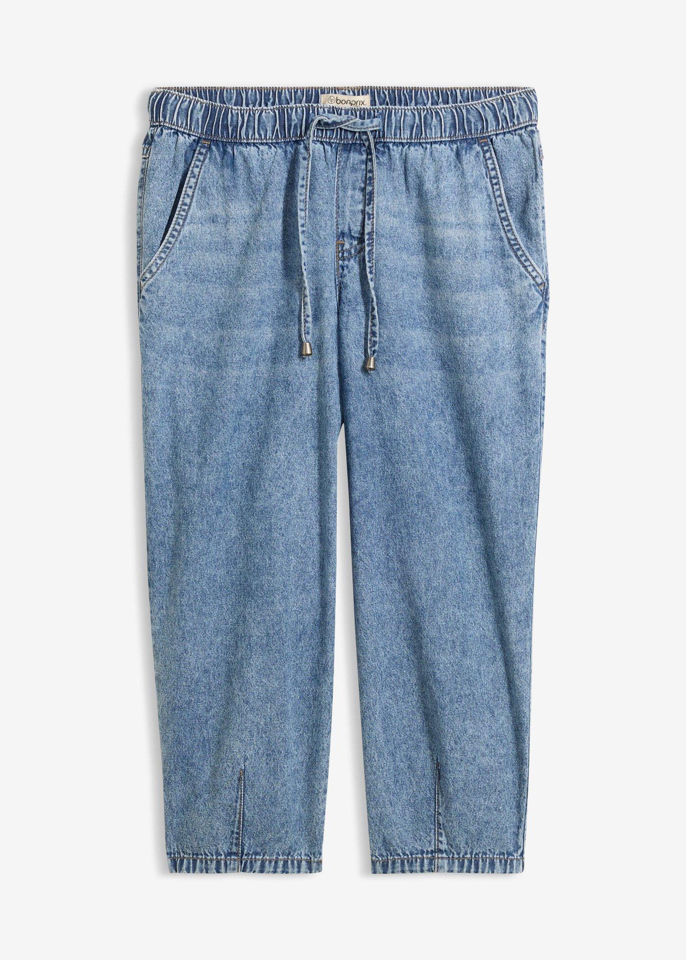 bonprix – Barrel Jeans Mid Waist, cropped