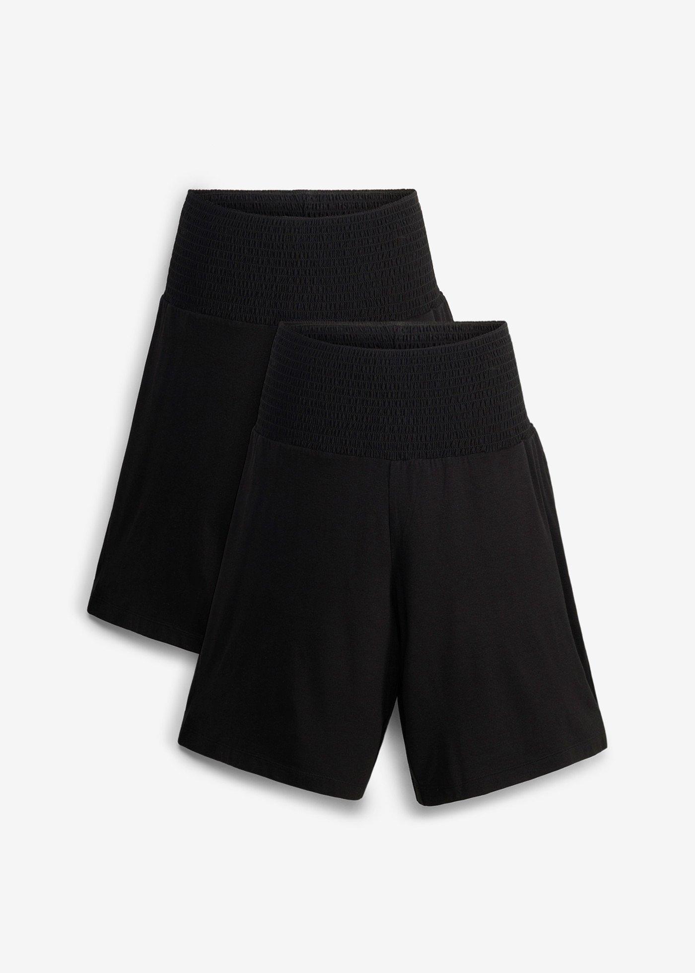 bonprix Mammashorts i tunn jersey (2-pack)