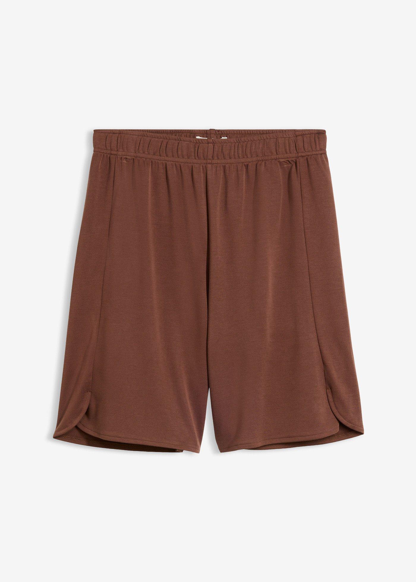 bonprix – Dra på-shorts av mjuk viskosmix