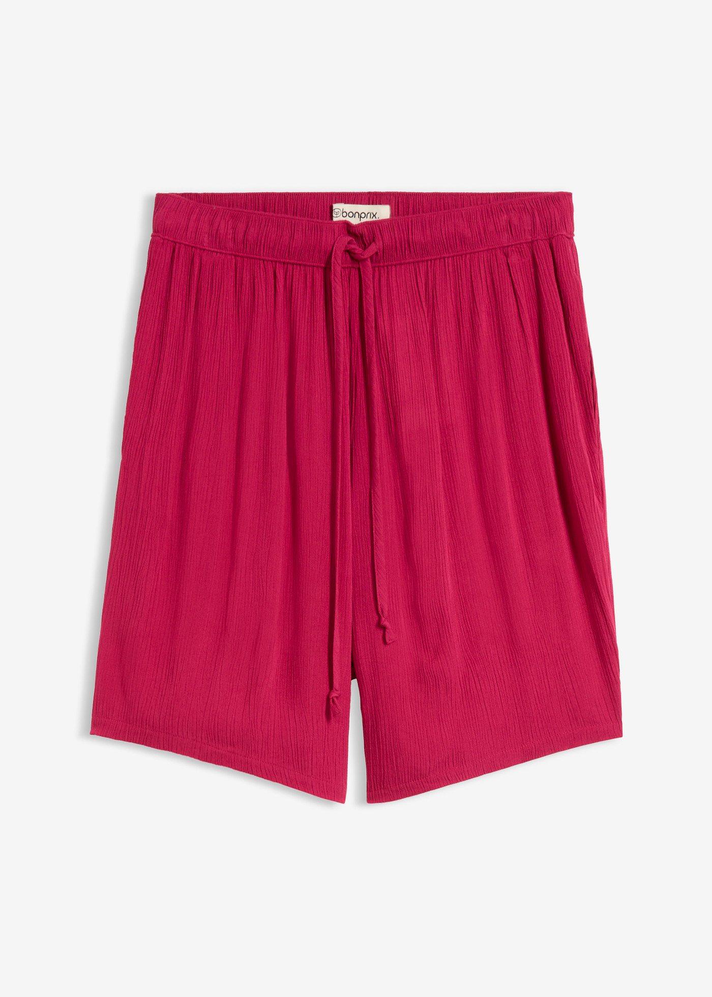 bonprix – Dra på-shorts av viskos med struktur