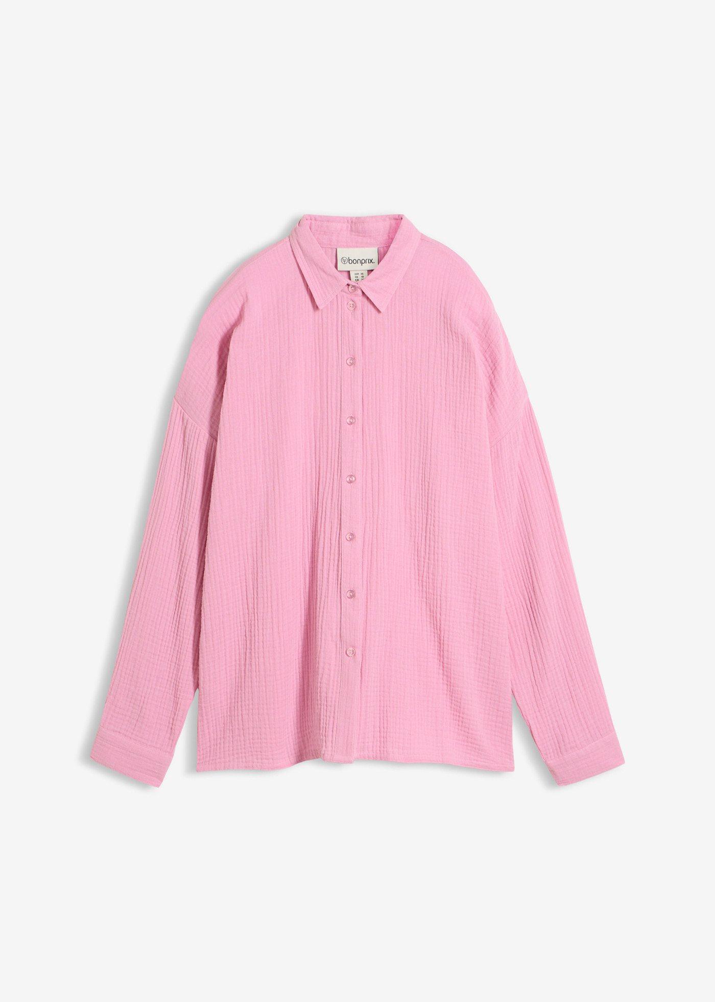 bonprix – Vid blus med used-look