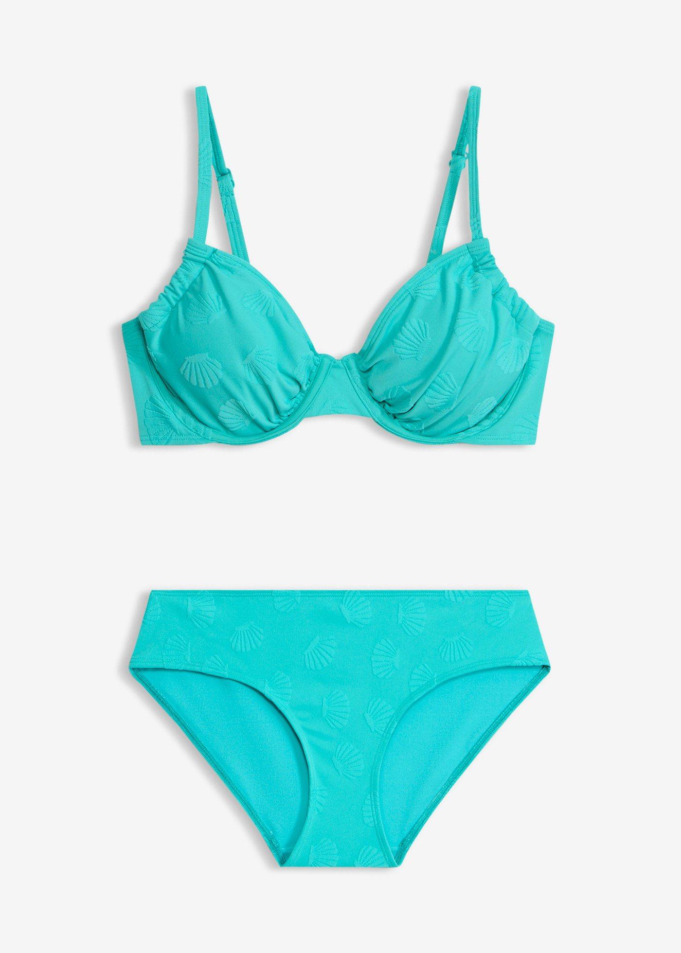 bonprix – Bygelbikini av strukturmaterial (2 delar)