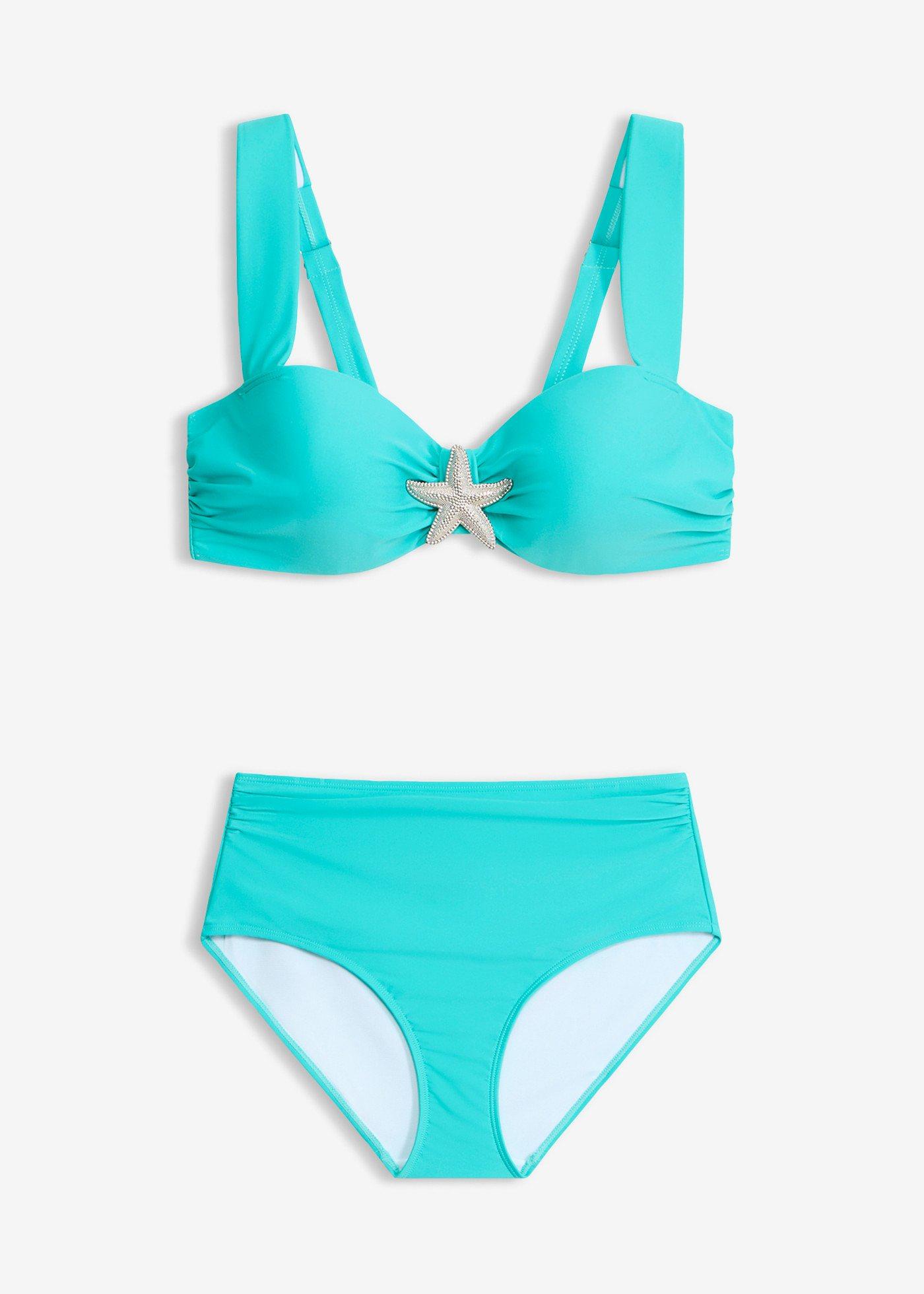bonprix – Balconettebikini med sjöstjärnedetalj (2 delar)
