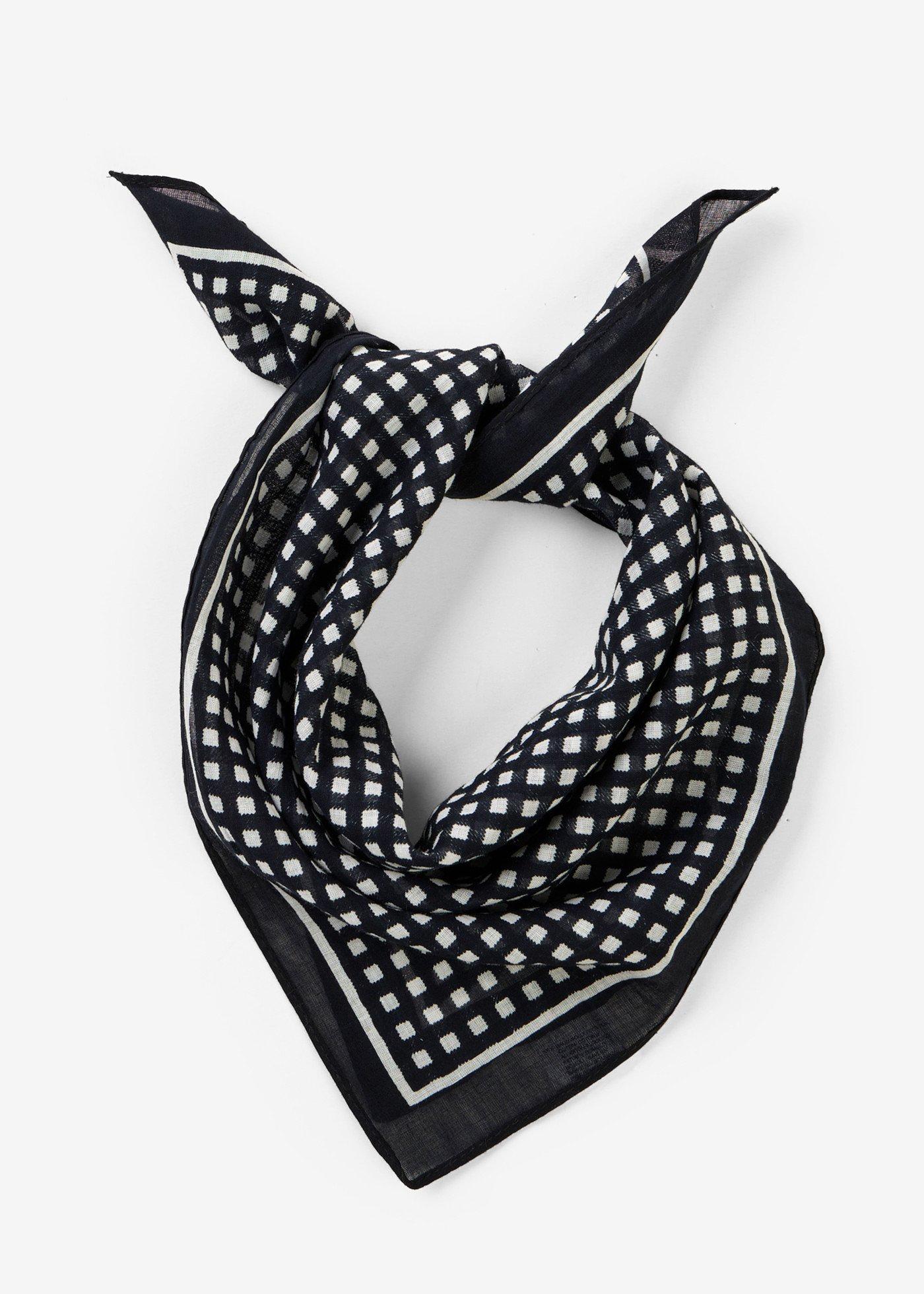 bonprix – Scarf med smårutigt mönster