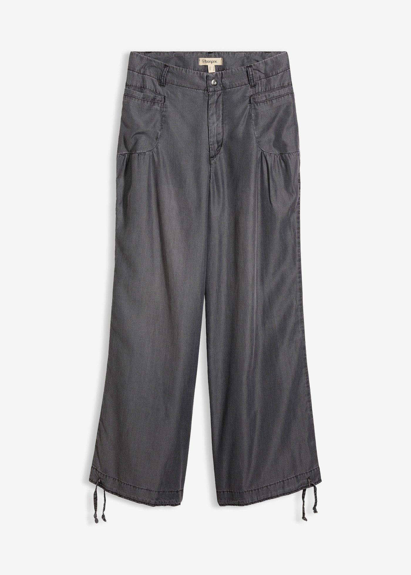 bonprix – Wide Leg Jeans i böljande lyocell