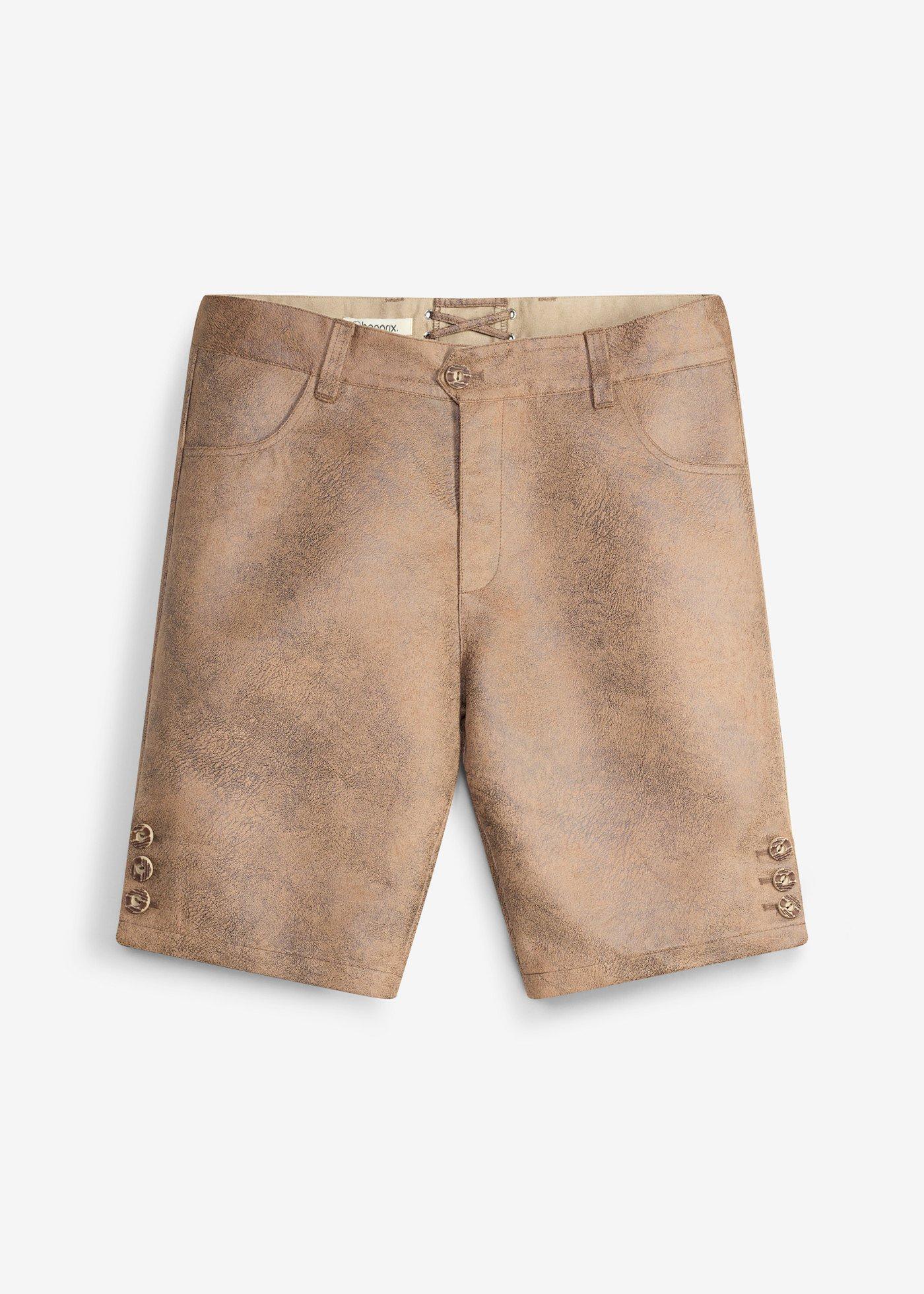 bonprix – Folkdräktsinspirerade shorts i skinnimitation