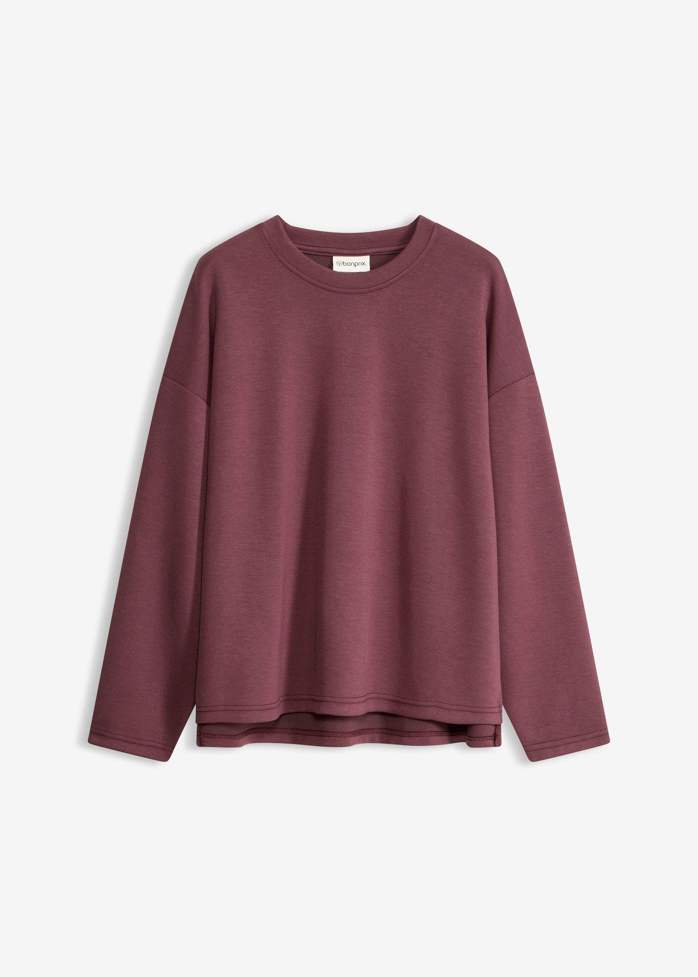 bonprix – Oversizesweatshirt i stabil trikå av viskosmix