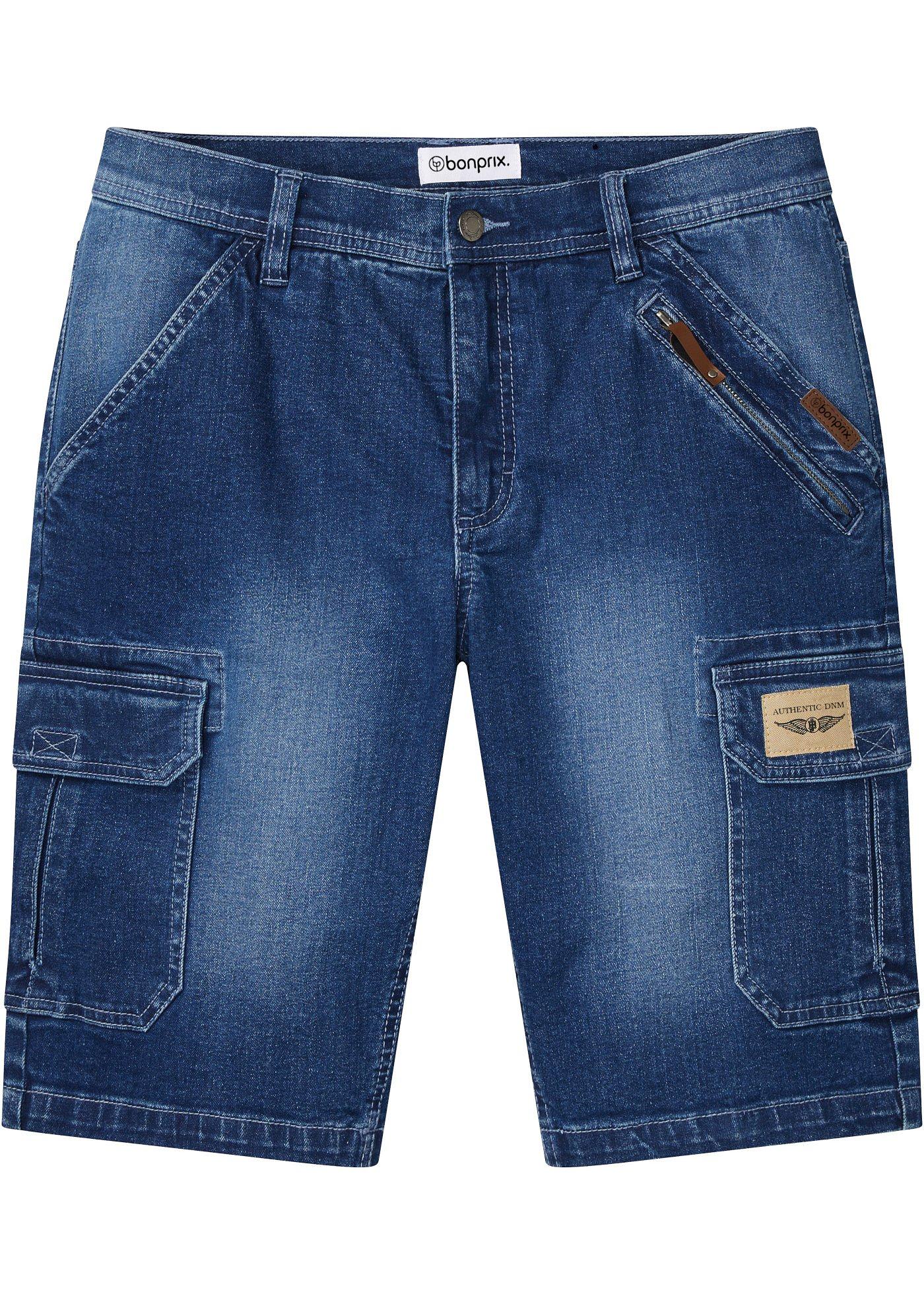 bonprix – Jeansshorts i stretch, normal passform