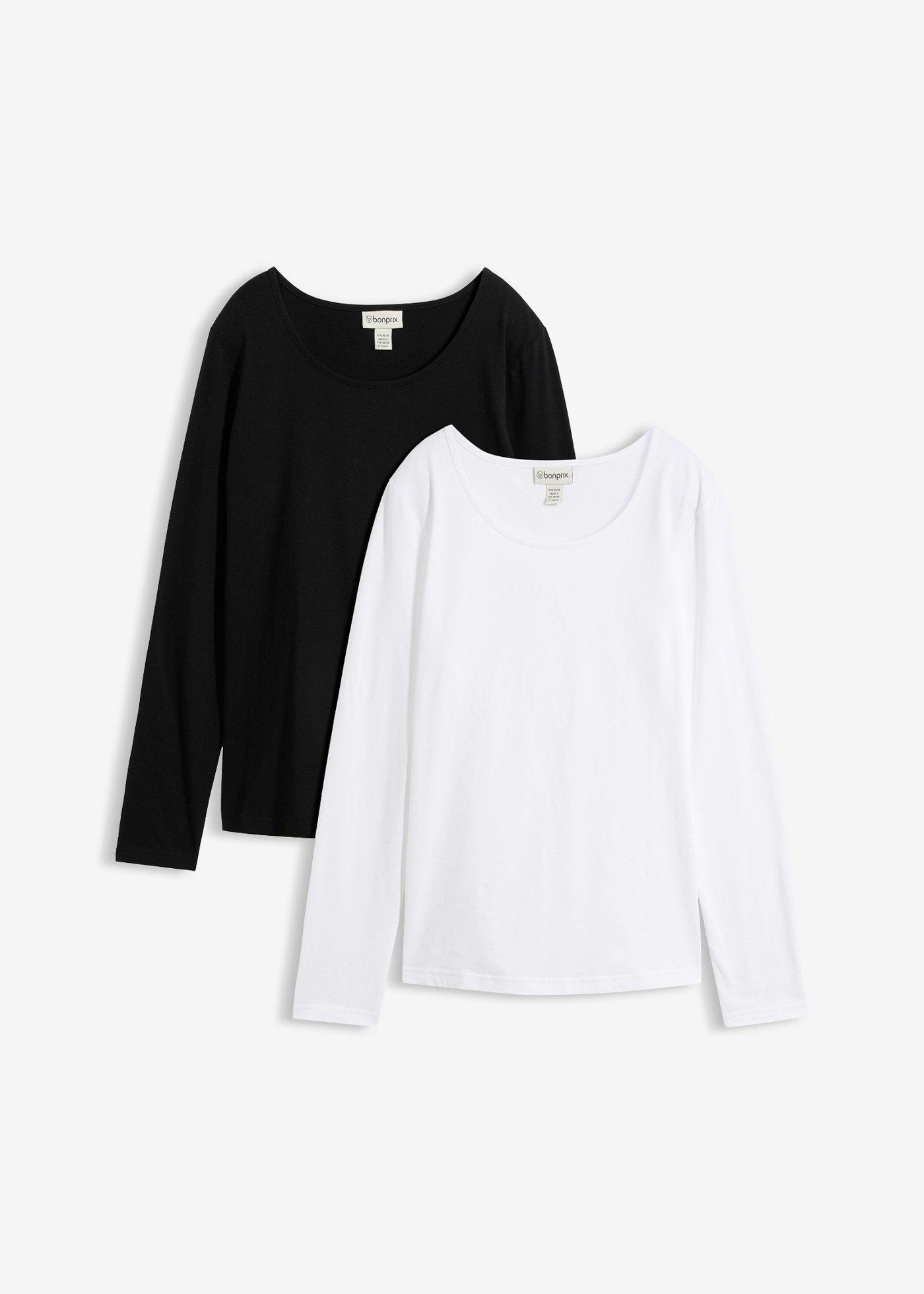 bonprix – Långärmad topp (2-pack)