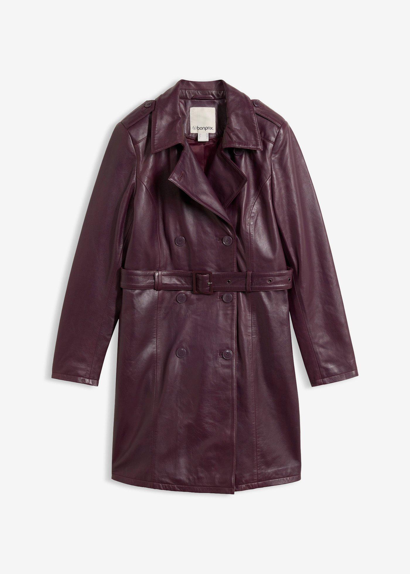 bonprix – Trenchcoat av lammnappa