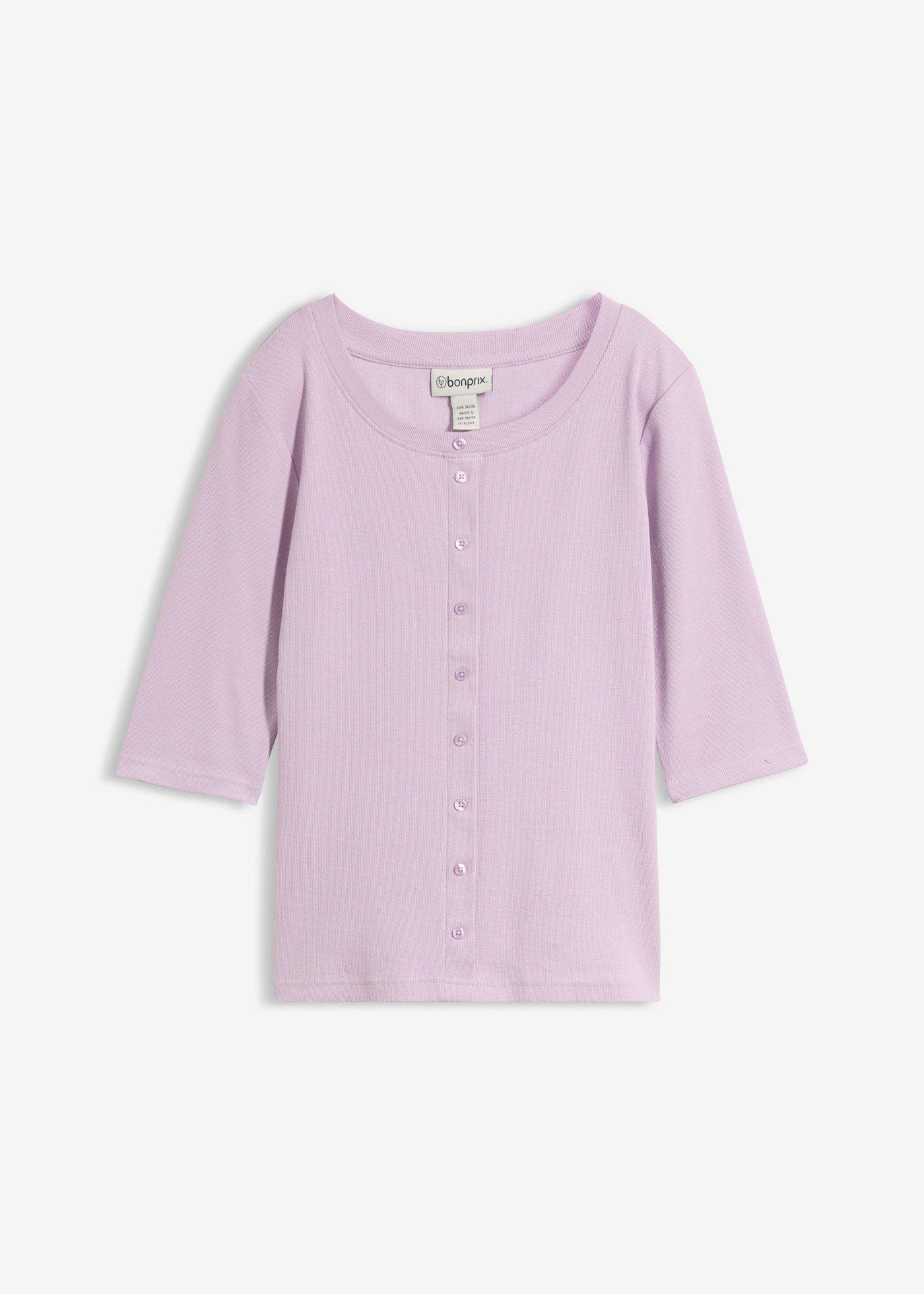 bonprix – Ribbad topp med ekologisk bomull