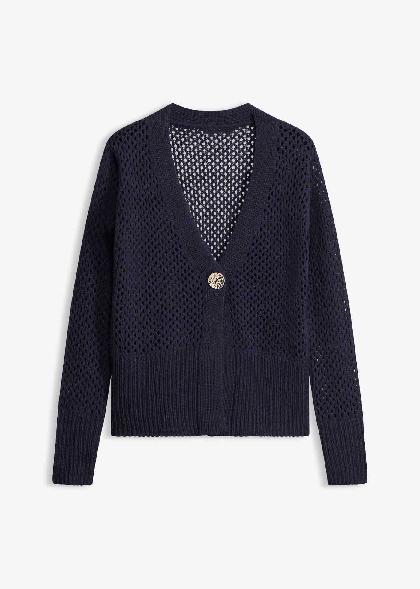 bonprix – Hålmönstrad cardigan