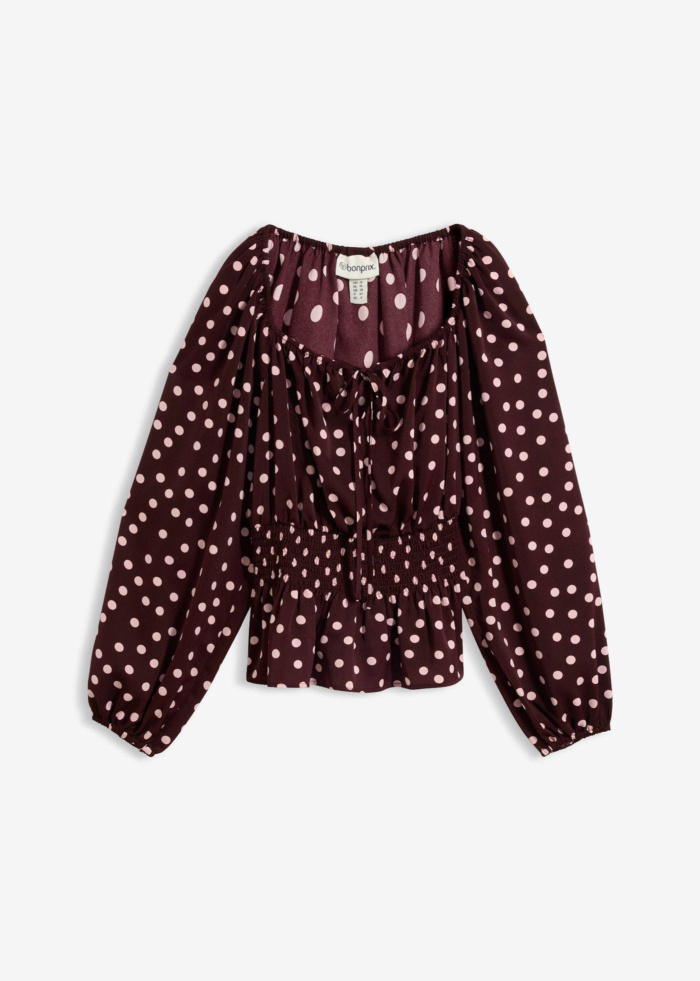 bonprix – Blus i följsam satin