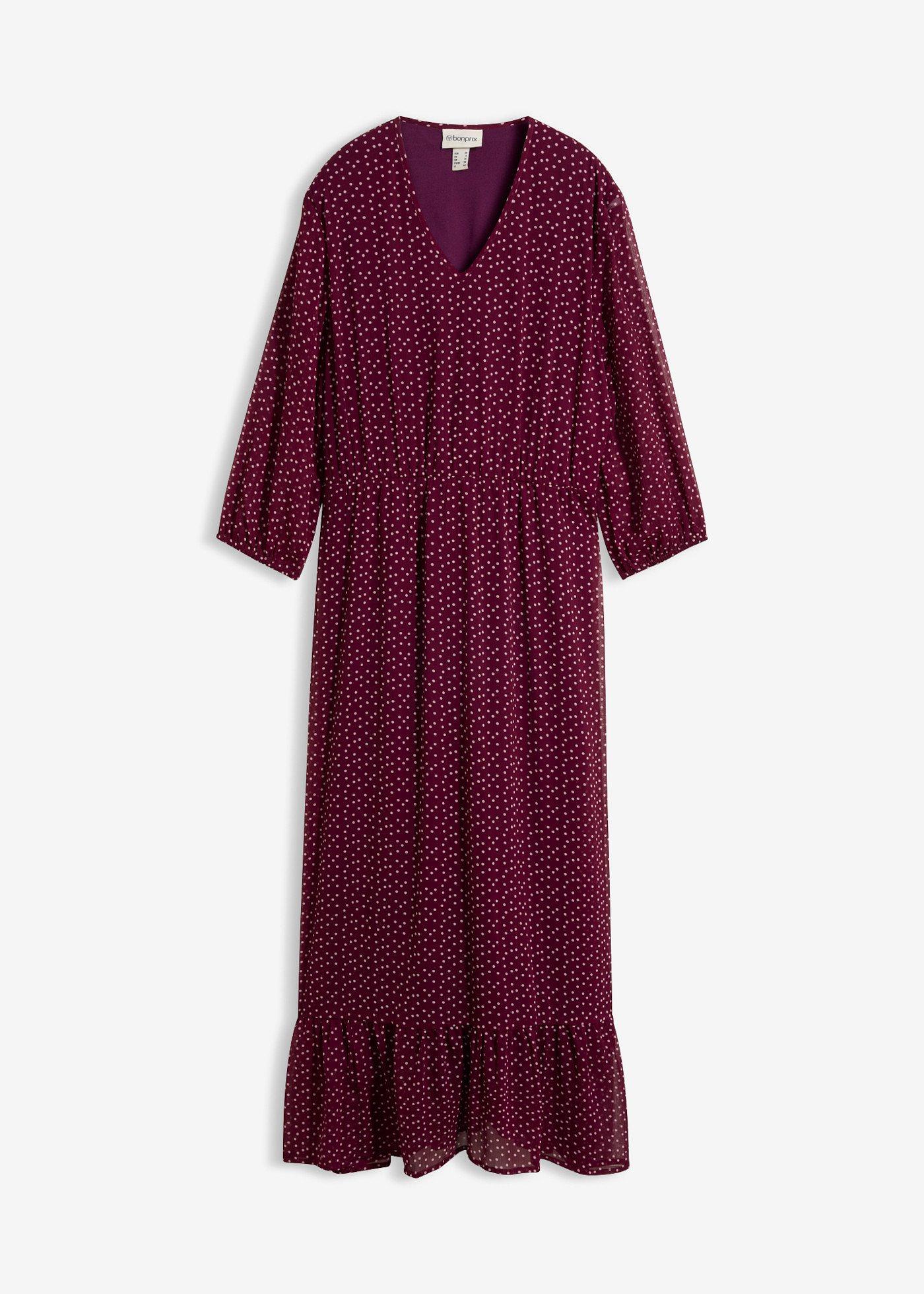 bonprix – Chiffongklänning i maxilängd