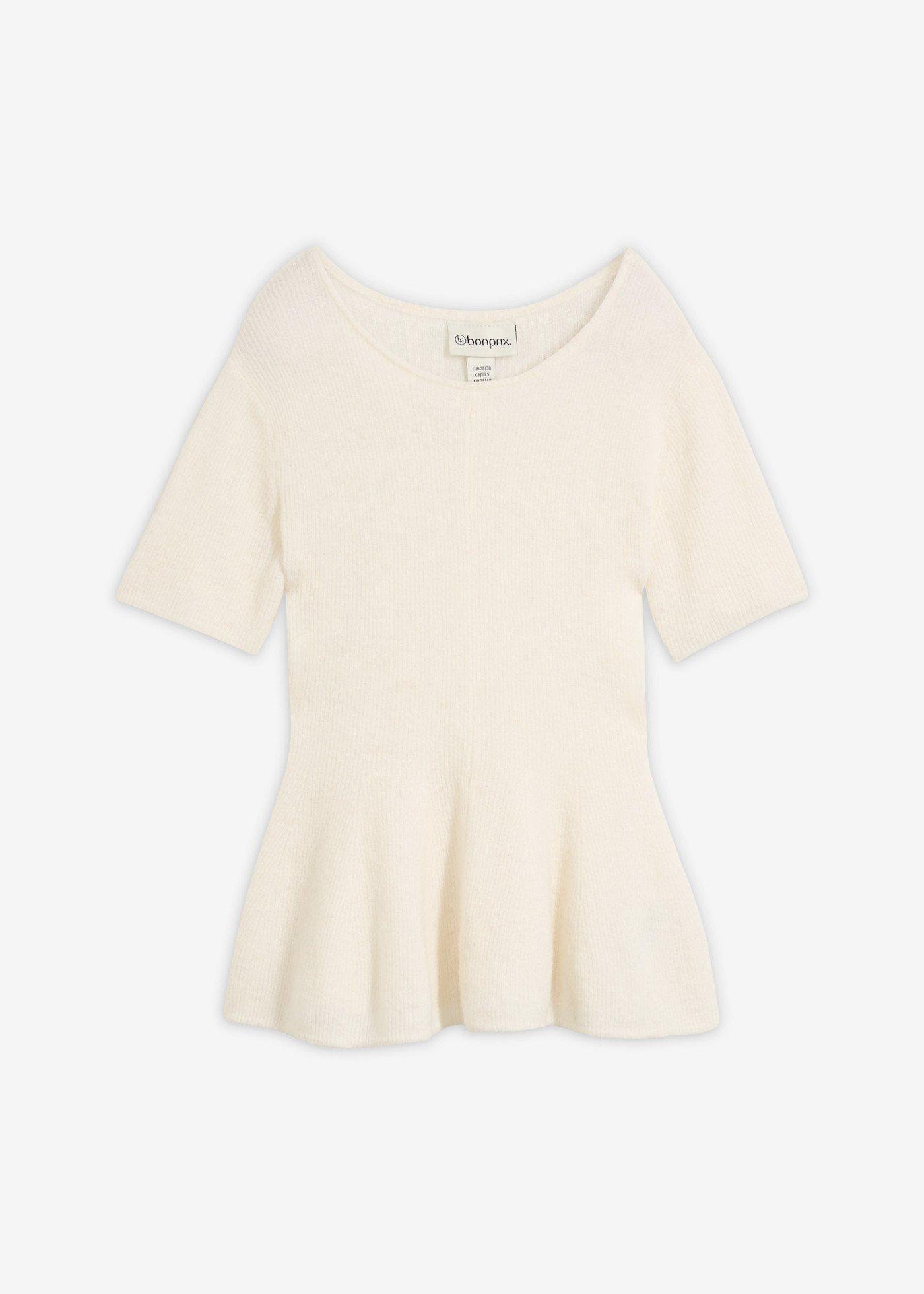 bonprix – Ylletröja med peplum