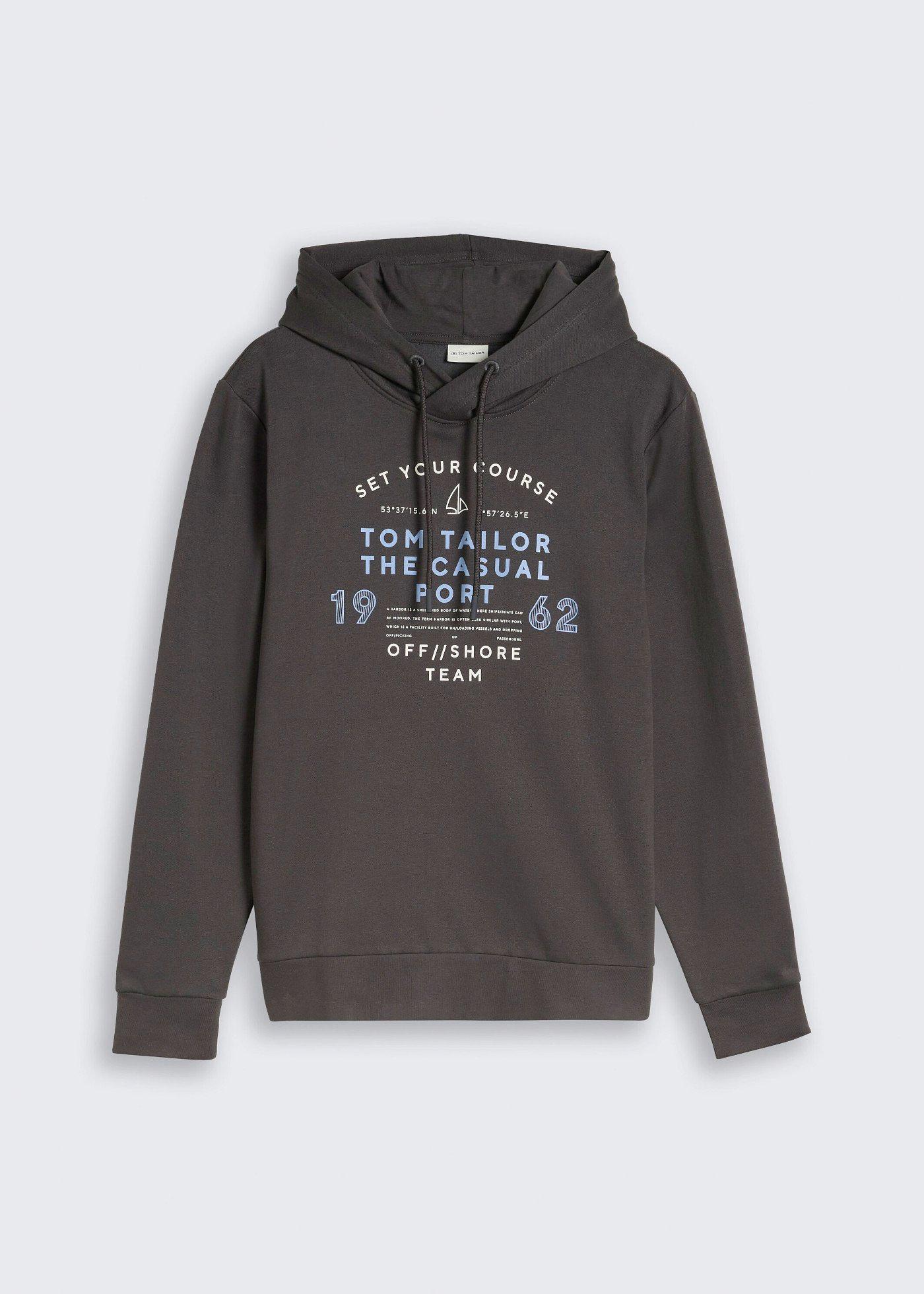 bonprix – Sweatshirt med huva från Tom Tailor