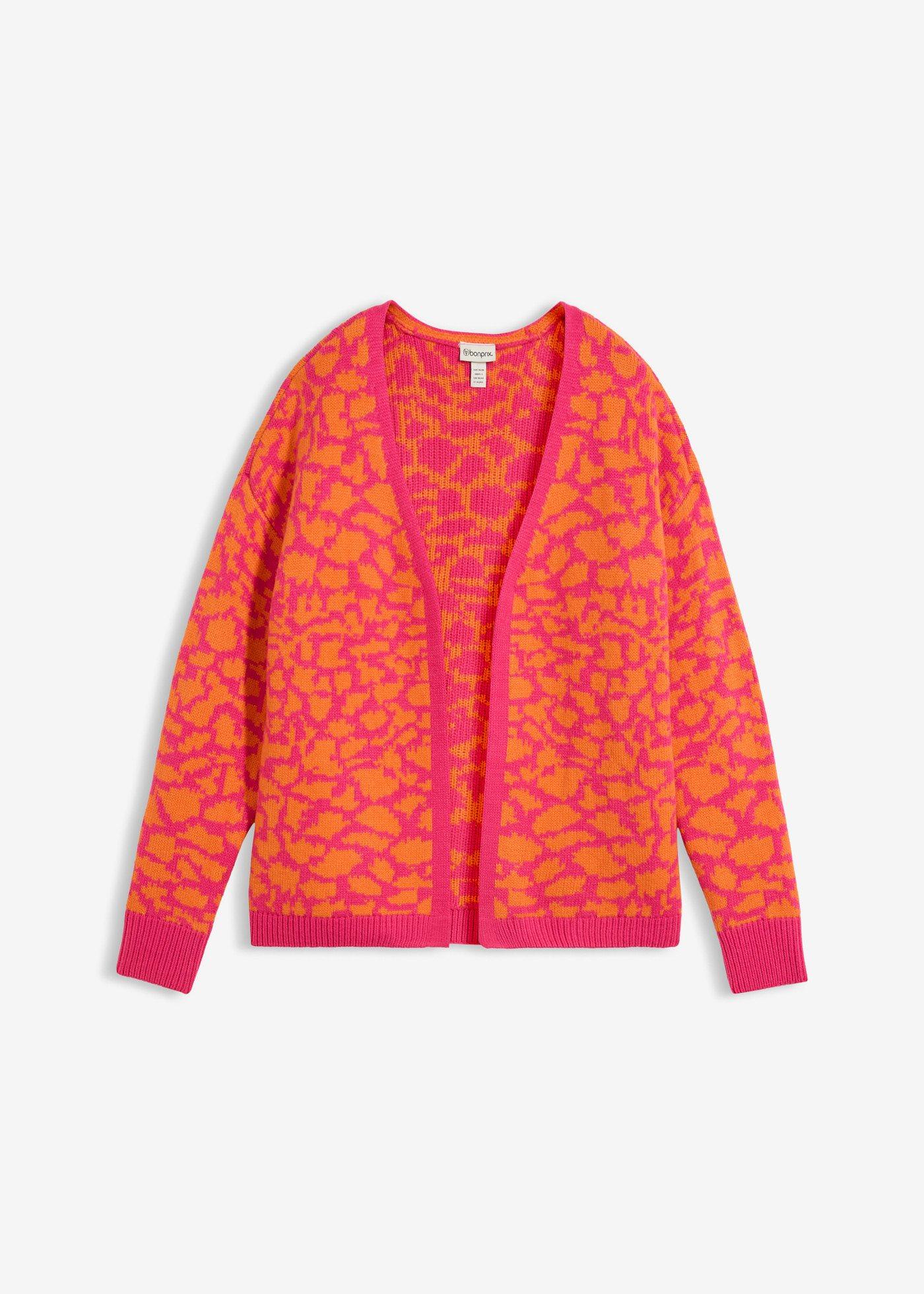 bonprix – Grovstickad cardigan i vid modell