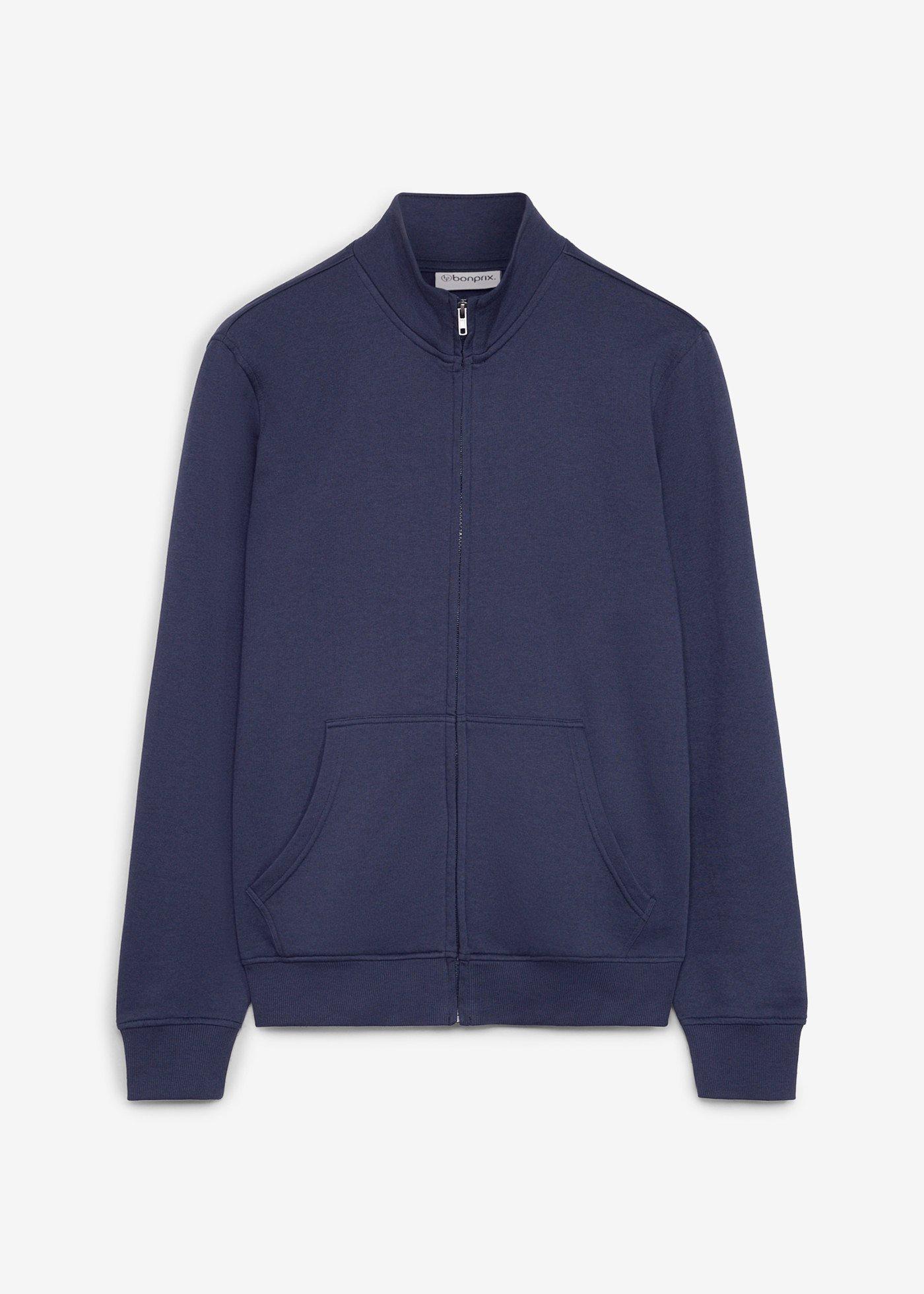 bonprix – Sweatshirtjacka med ståkrage
