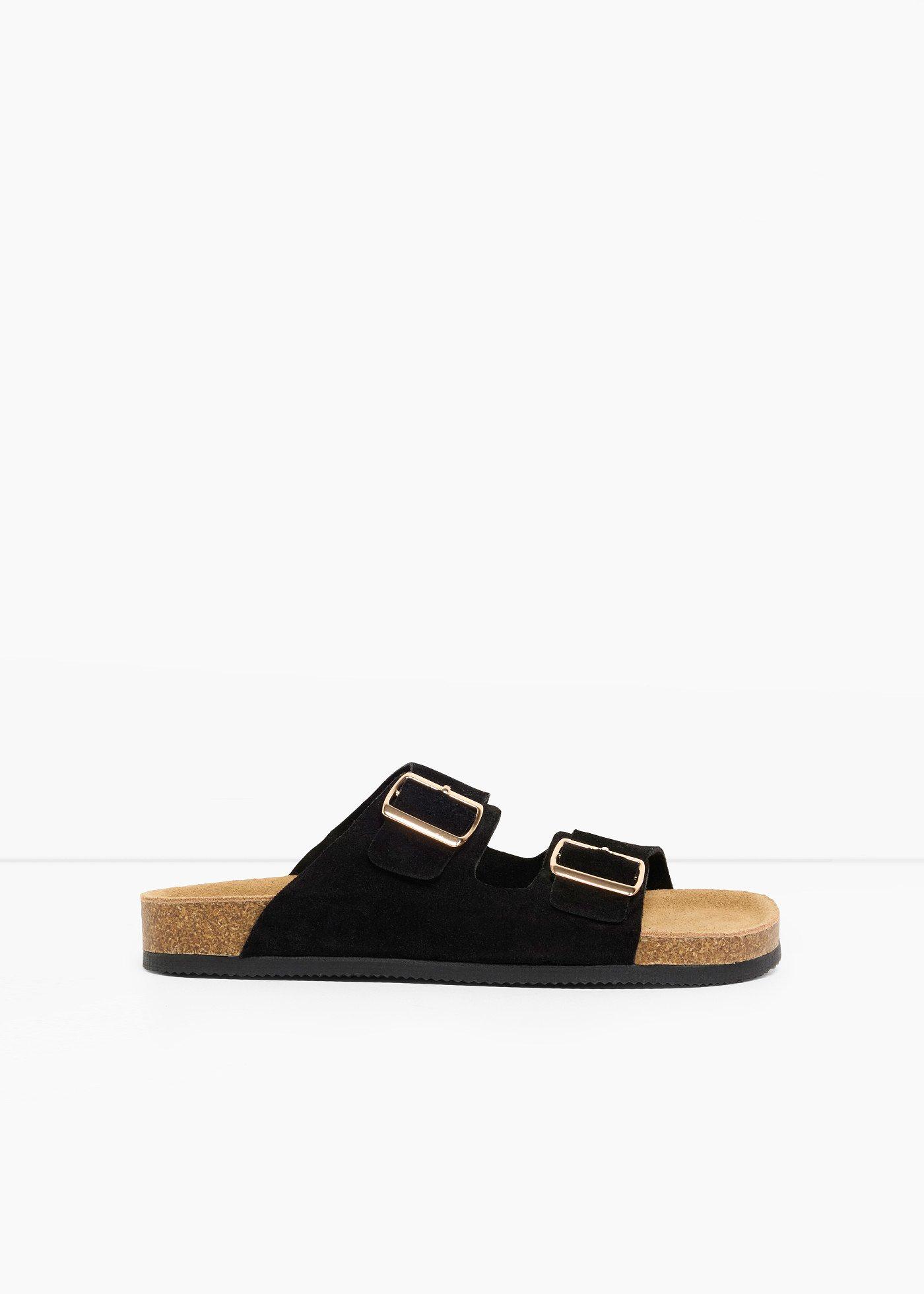 bonprix – Toffla av mockaskinn