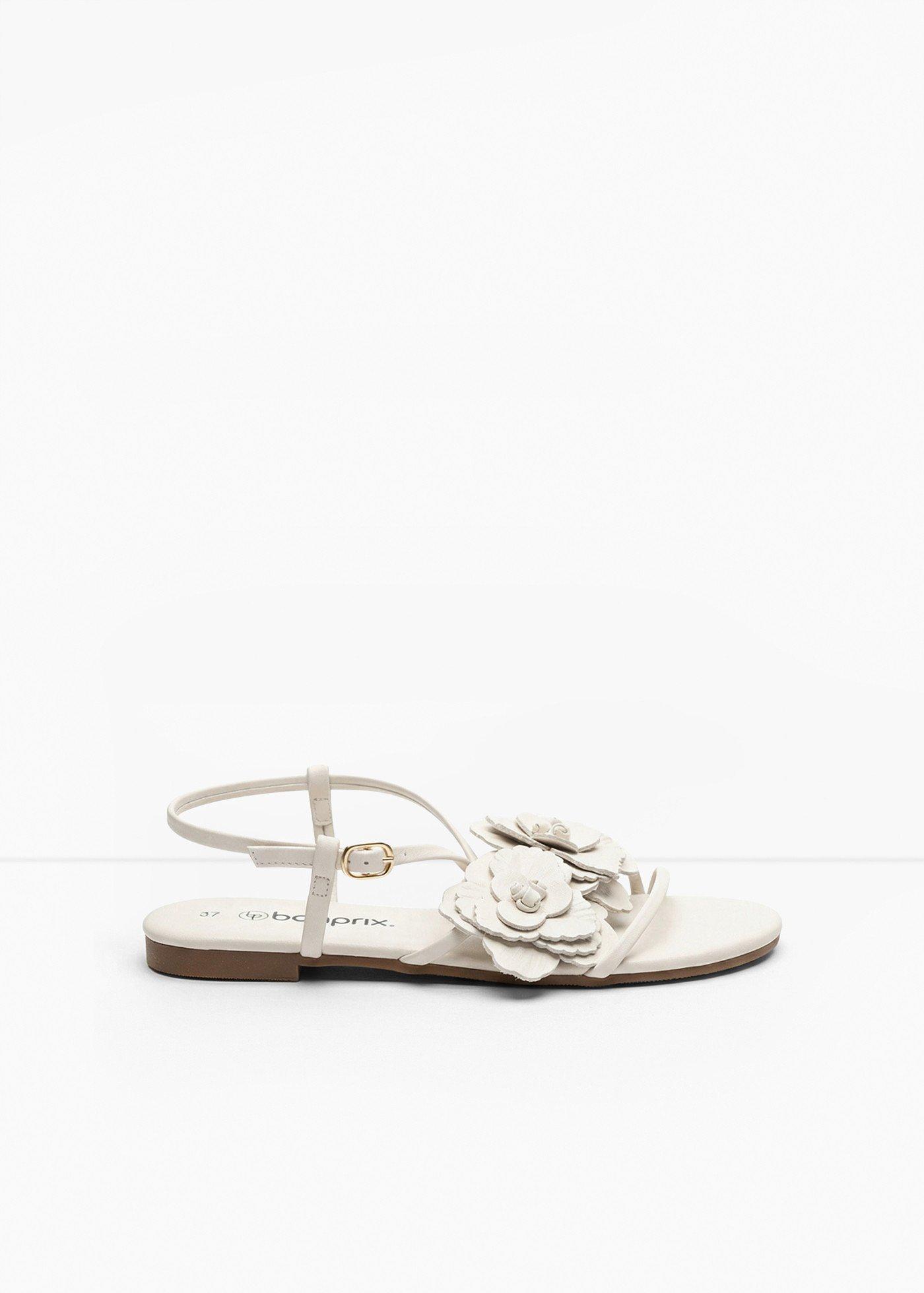 bonprix – Sandal med blomapplikation