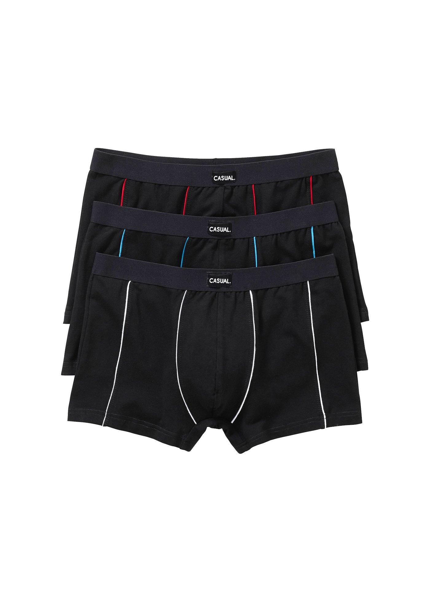 bonprix – Boxerkalsong med bomull (3-pack) tajt
