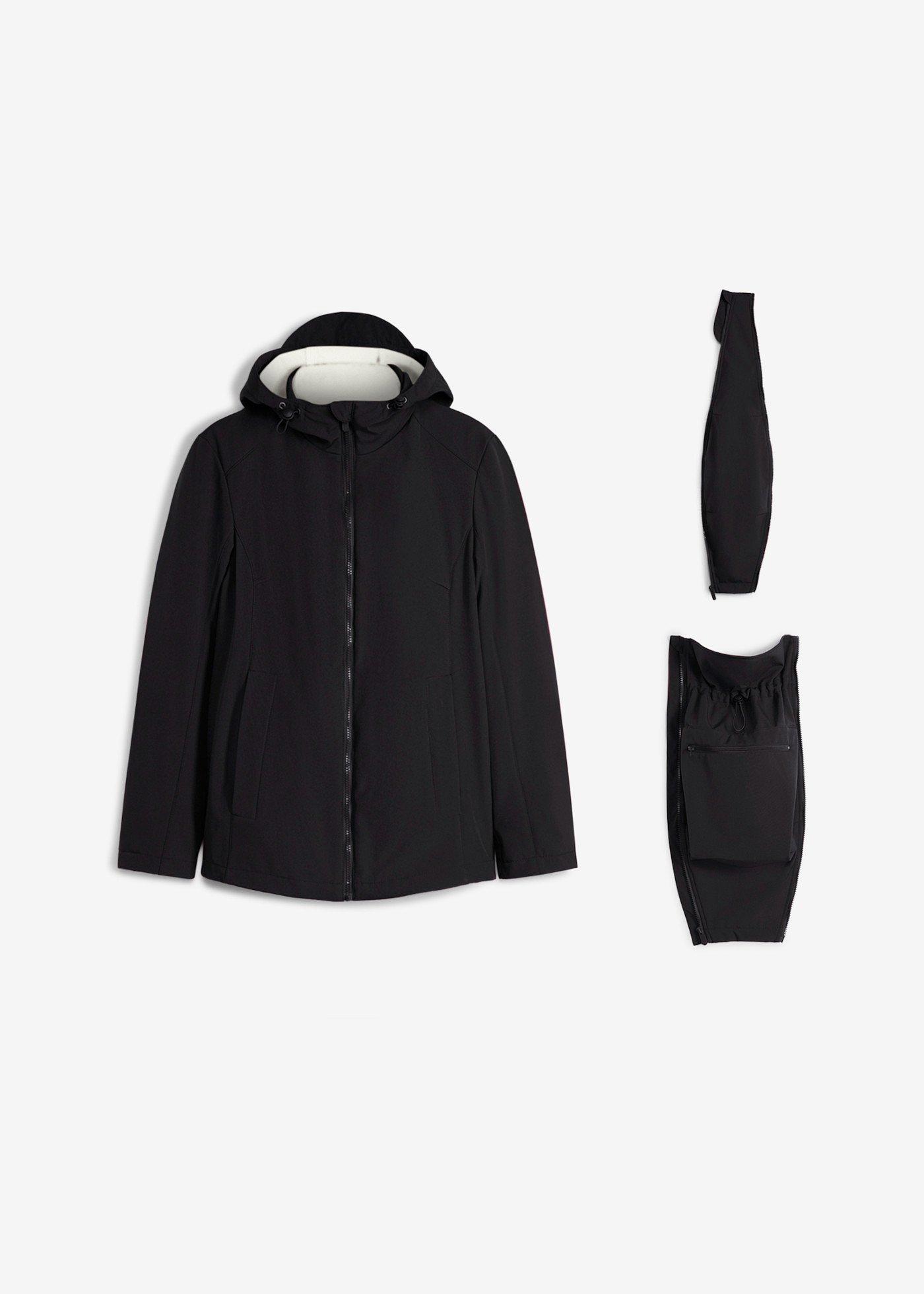 bonprix Mammajacka med urtagbar fleecejacka